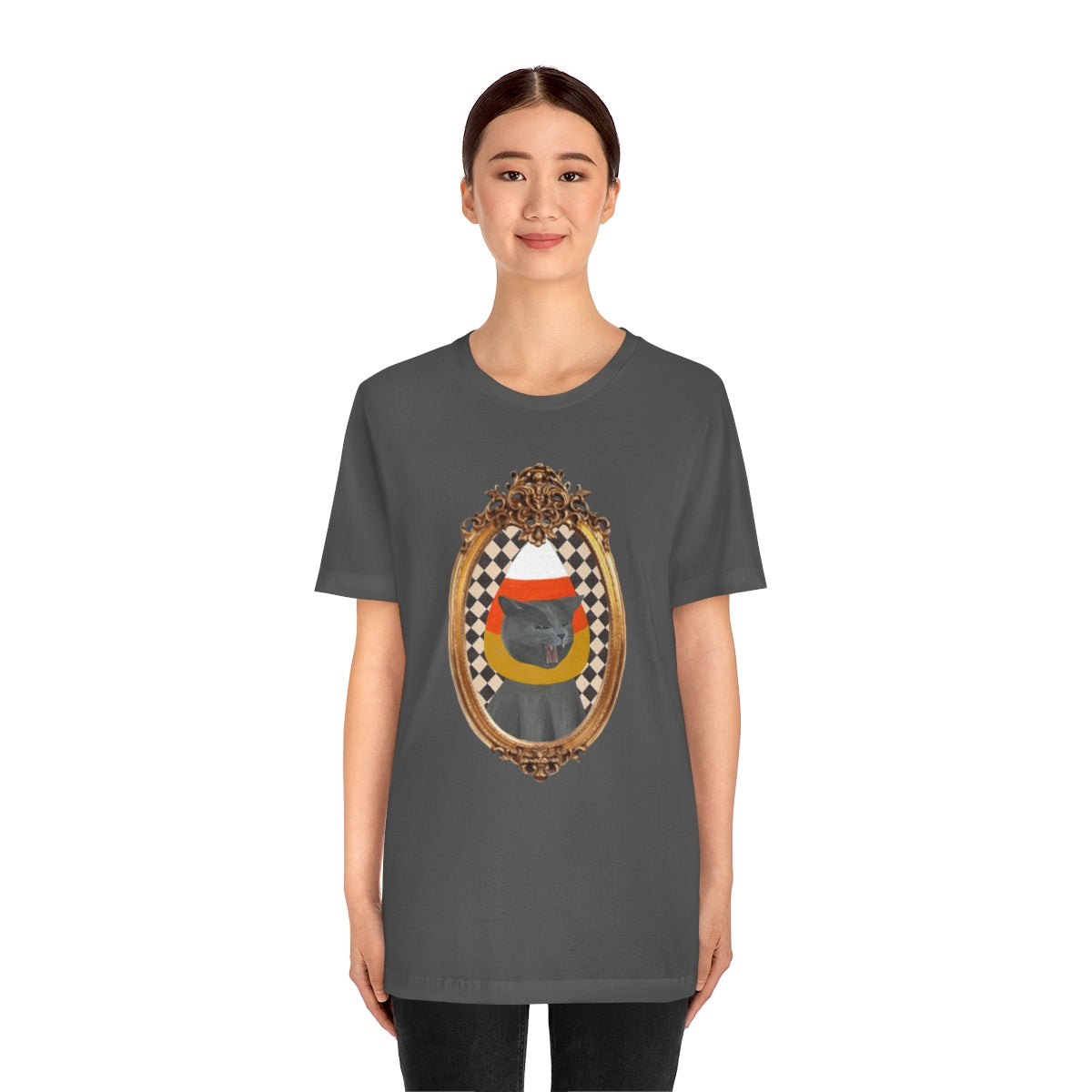 Framed Candy Corn Toni Unisex Jersey Short Sleeve Tee