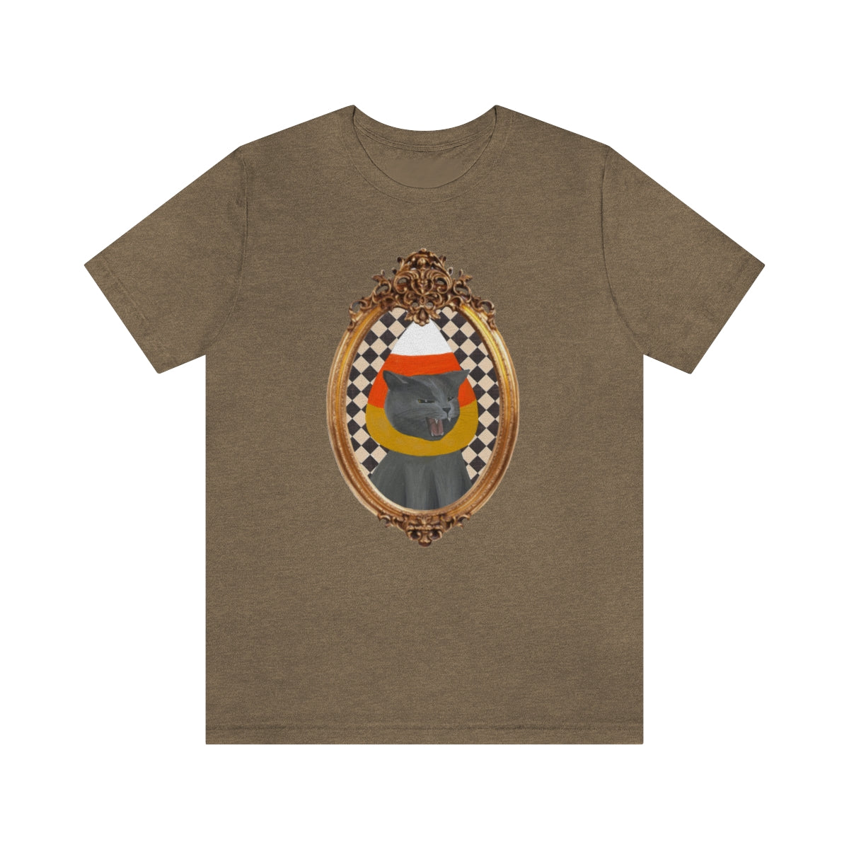 Framed Candy Corn Toni Unisex Jersey Short Sleeve Tee
