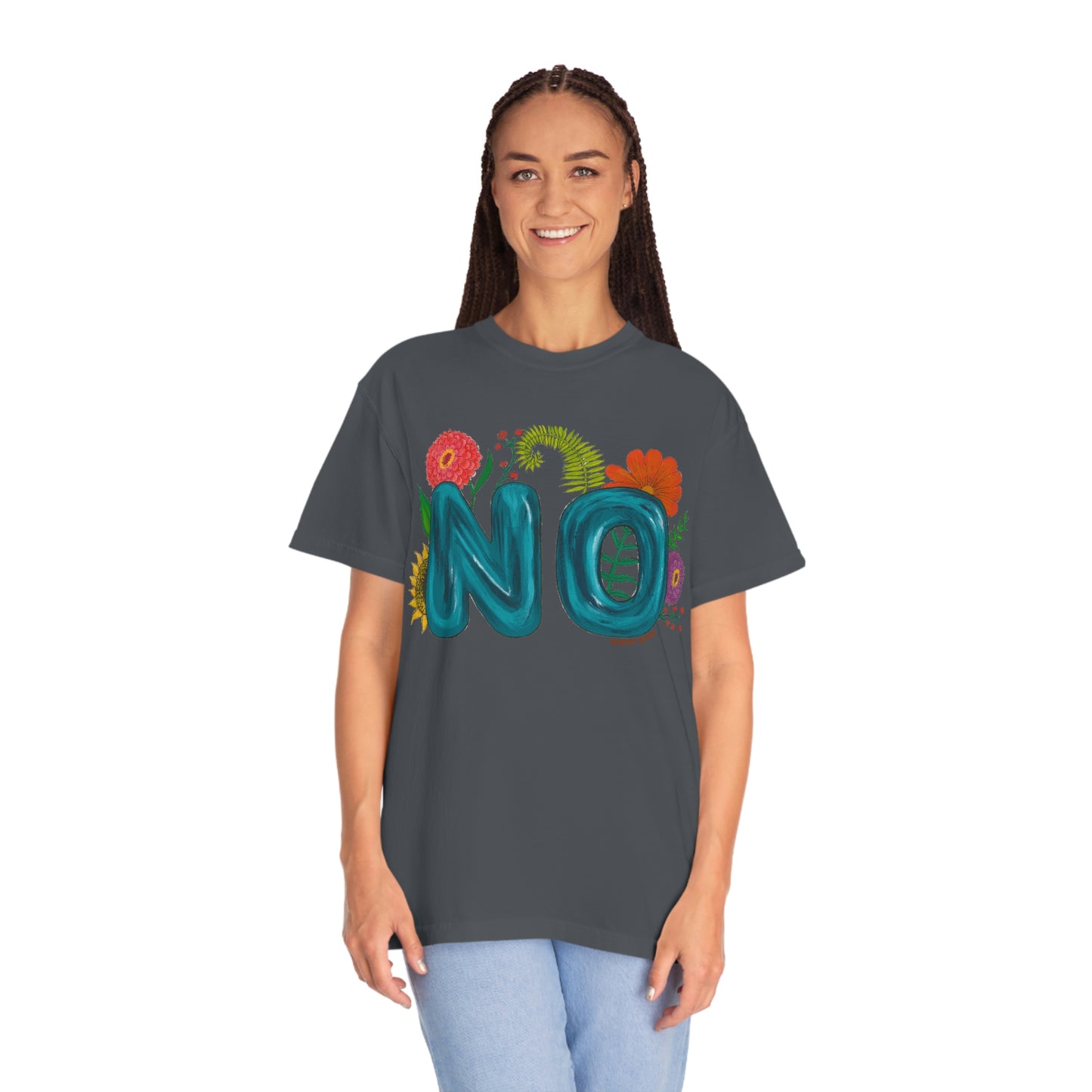 'NO" COMFORT COLORS Unisex Garment-Dyed T-shirt
