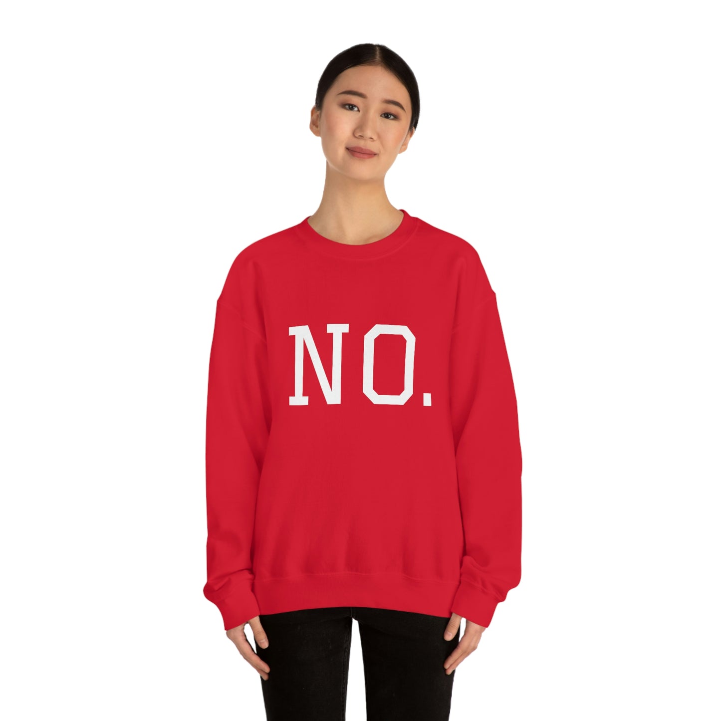 "NO" Unisex Heavy Blend™ Crewneck Sweatshirt