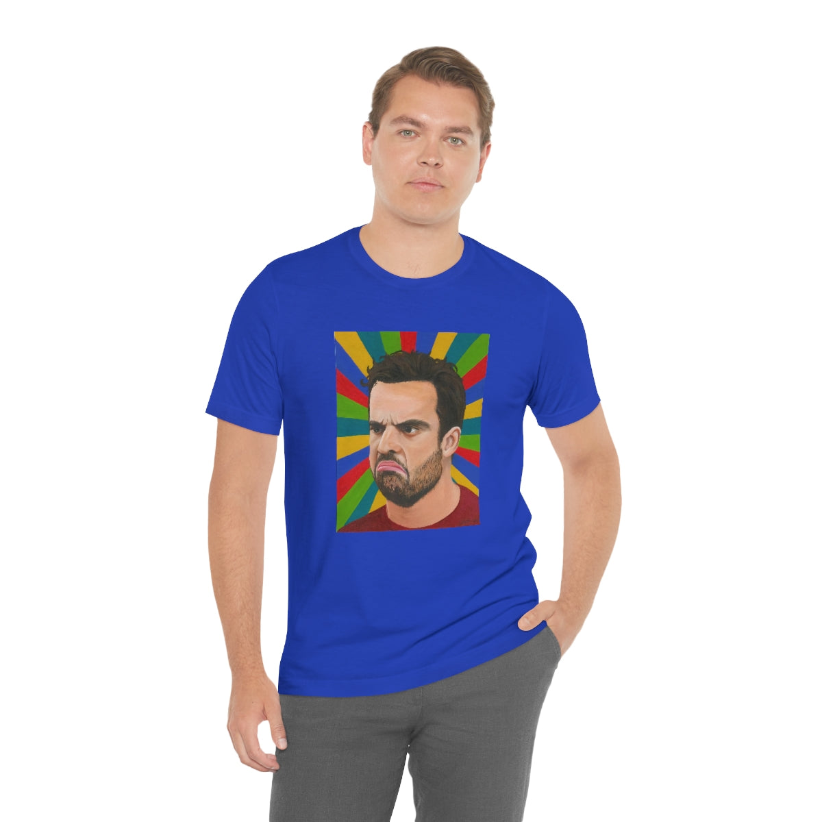 Turtle Face Nick Unisex Jersey Short Sleeve Tee