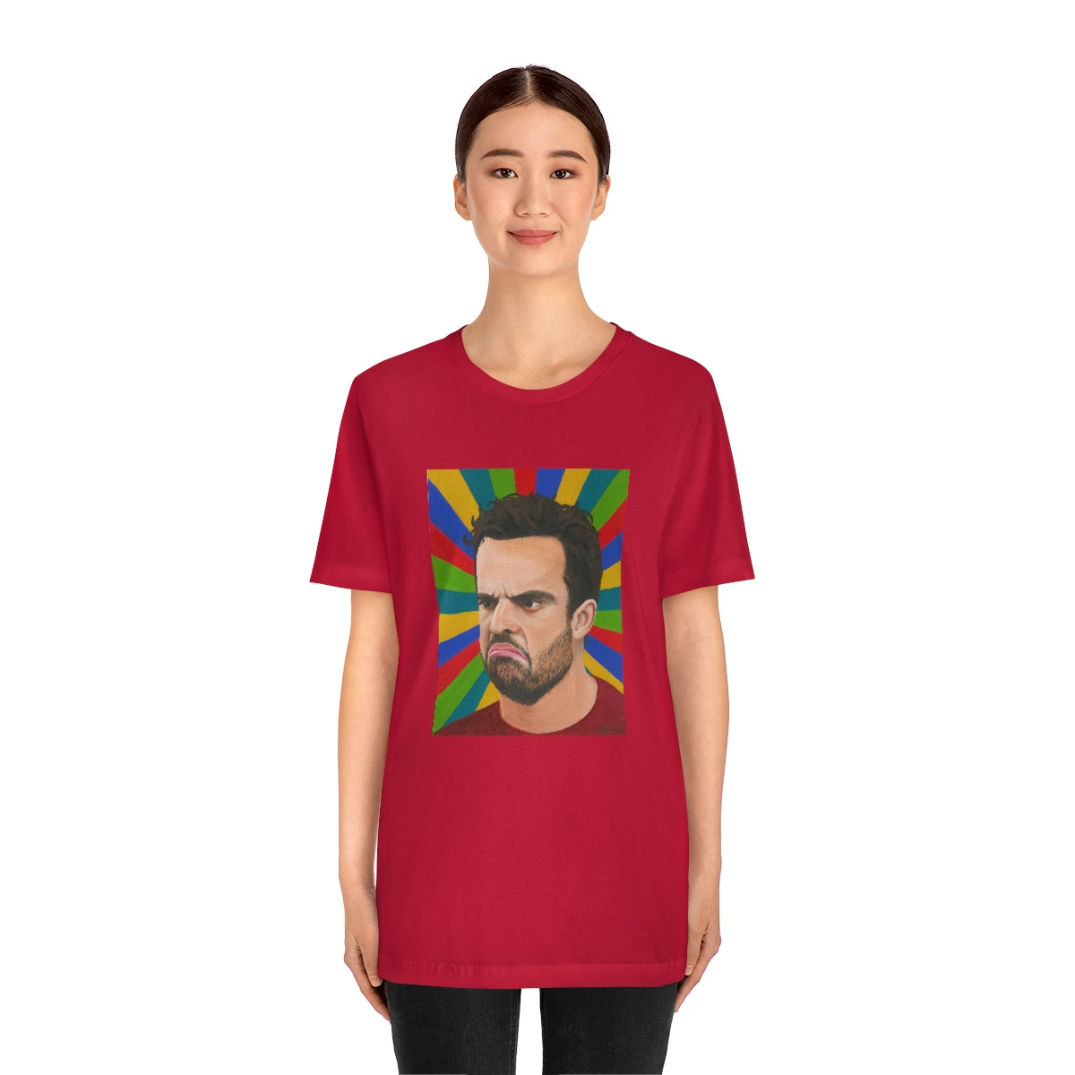 Turtle Face Nick Unisex Jersey Short Sleeve Tee