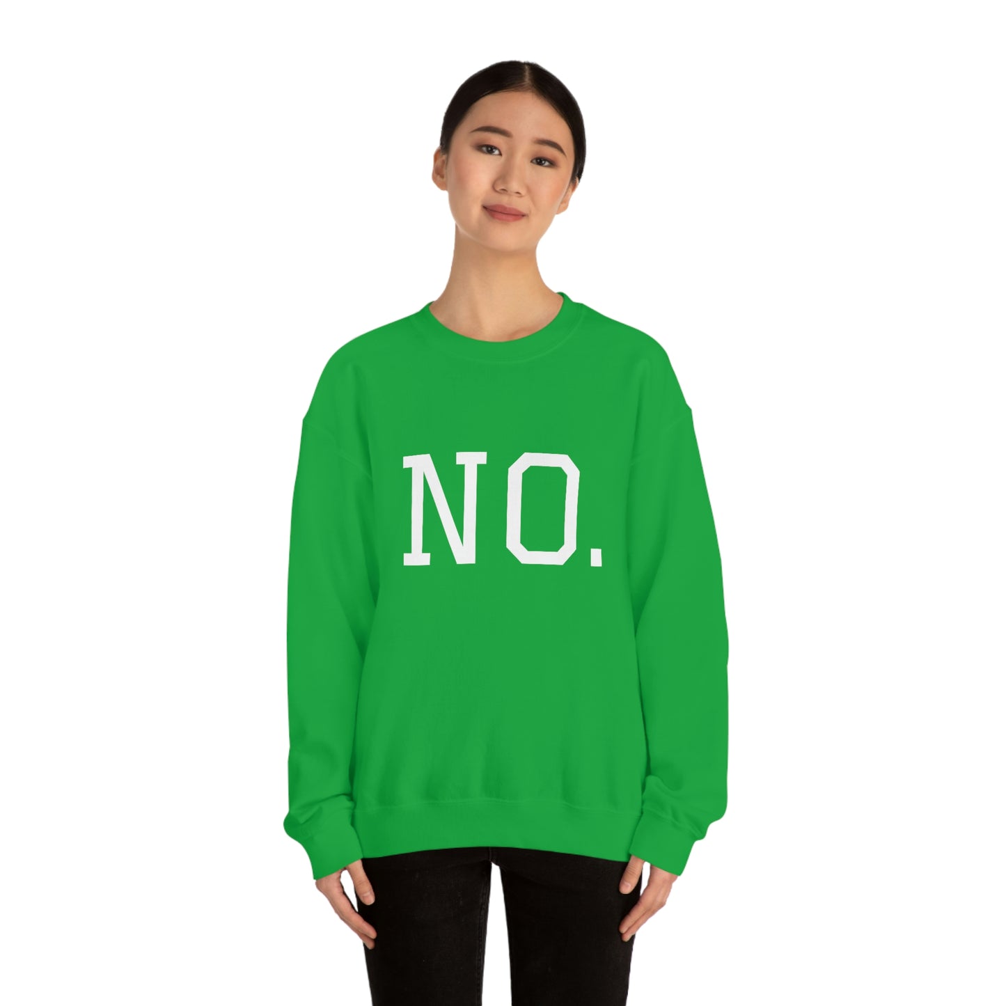 "NO" Unisex Heavy Blend™ Crewneck Sweatshirt
