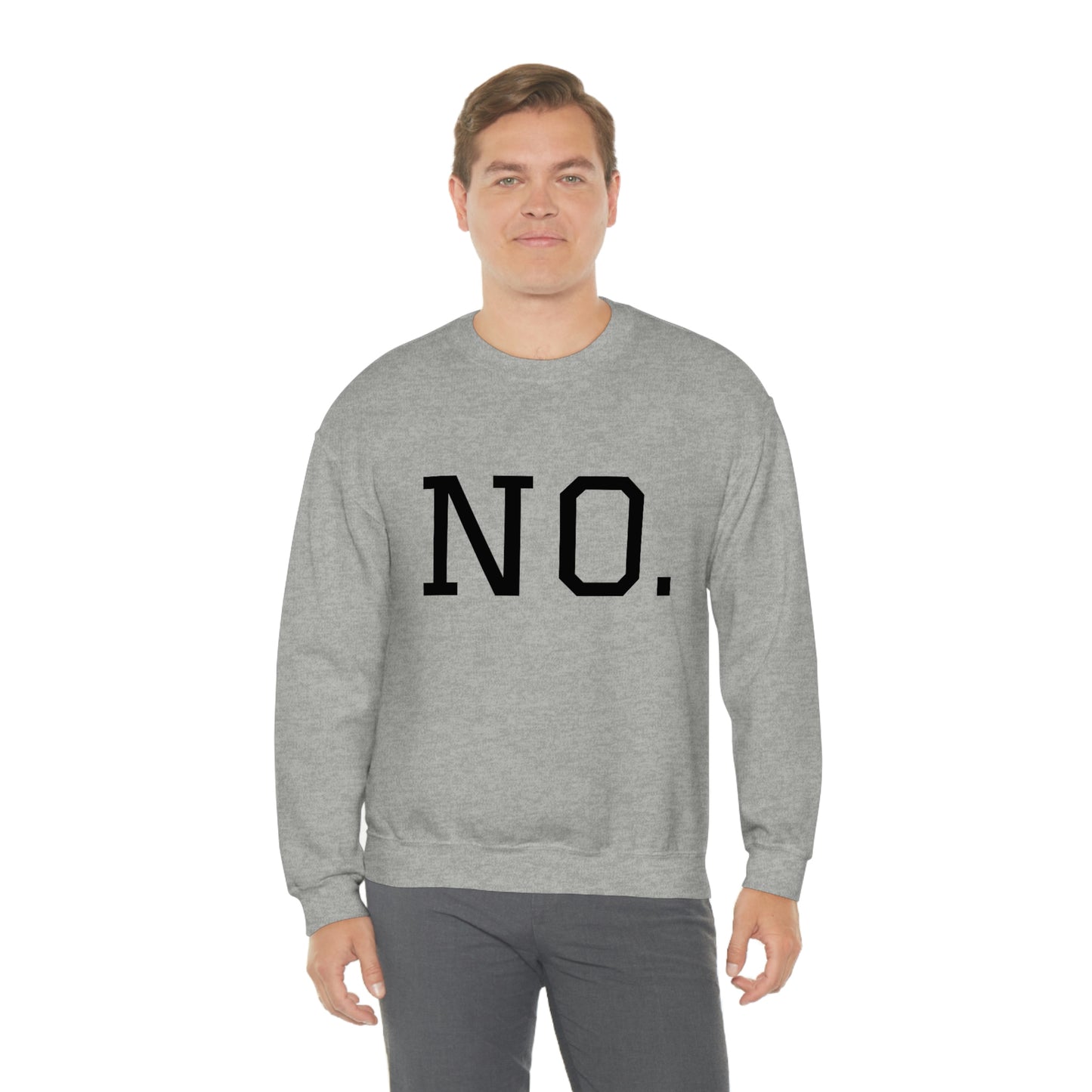 "NO" Unisex Heavy Blend™ Crewneck Sweatshirt
