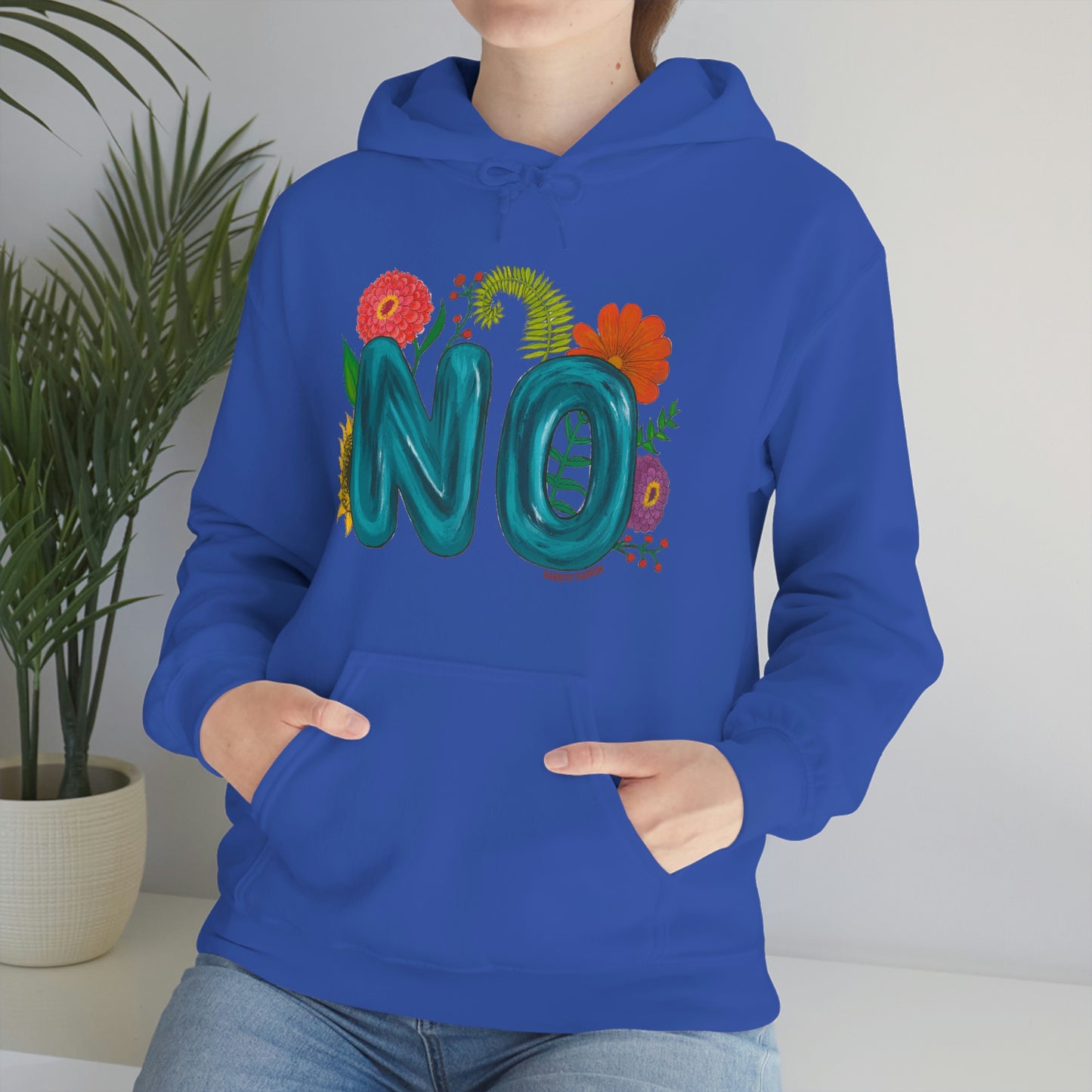 "NO" Unisex Heavy Blend™ Hooded Sweatshirt