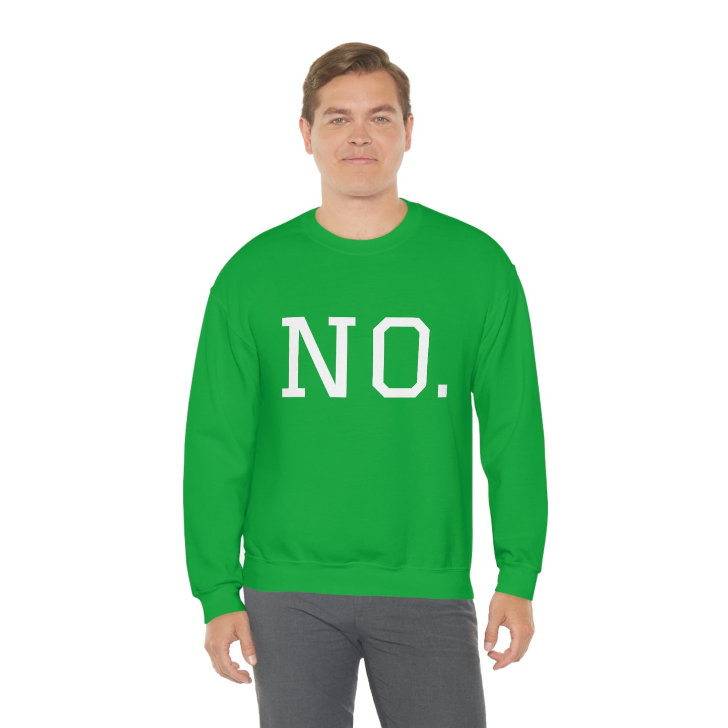 "NO" Unisex Heavy Blend™ Crewneck Sweatshirt