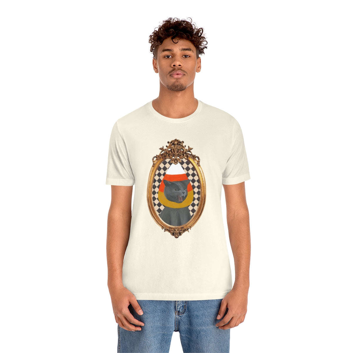 Framed Candy Corn Toni Unisex Jersey Short Sleeve Tee
