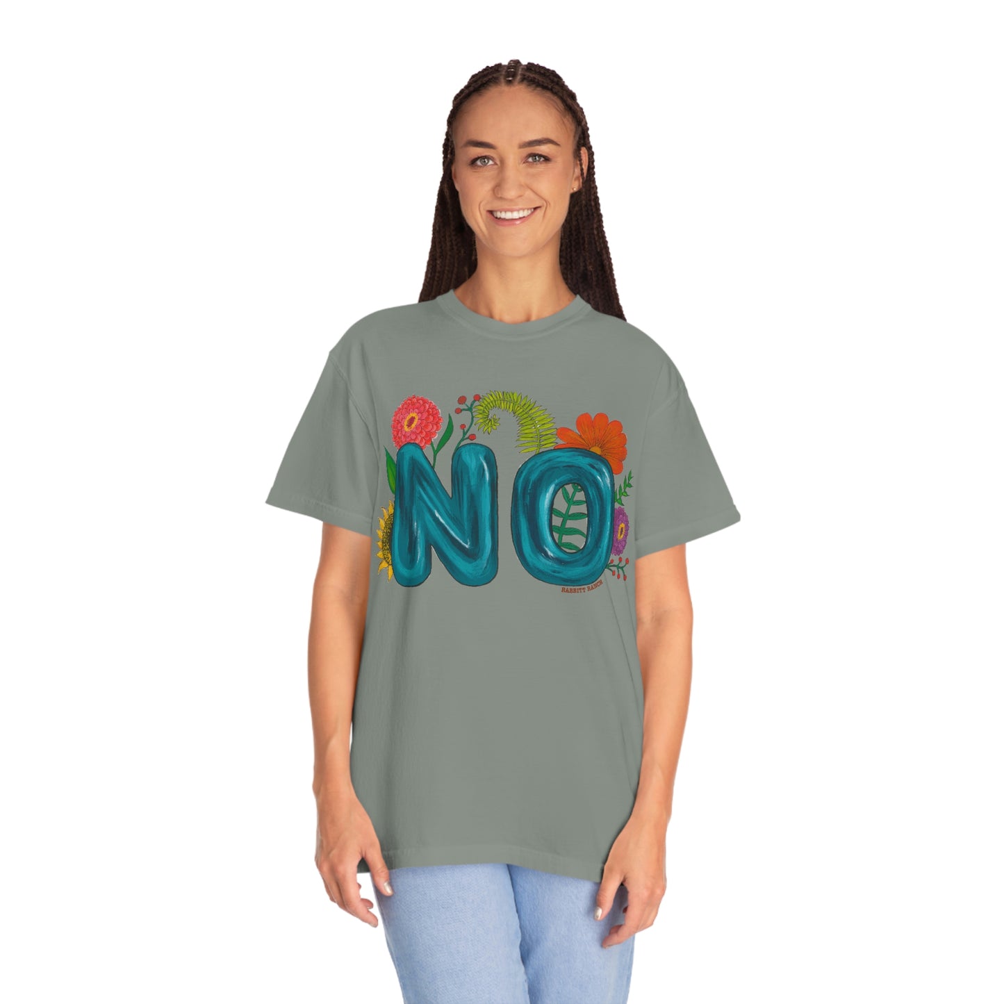 'NO" COMFORT COLORS Unisex Garment-Dyed T-shirt