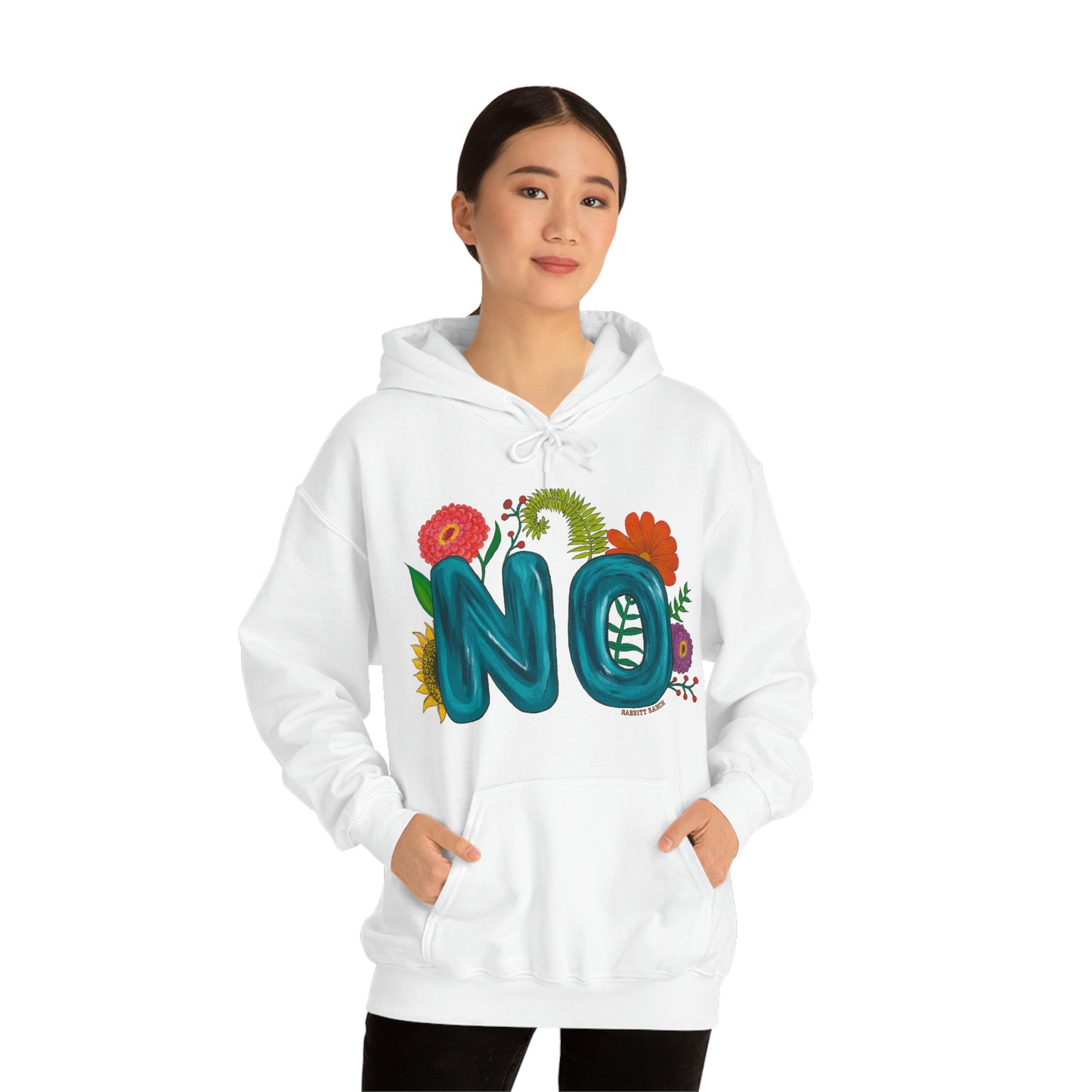 "NO" Unisex Heavy Blend™ Hooded Sweatshirt