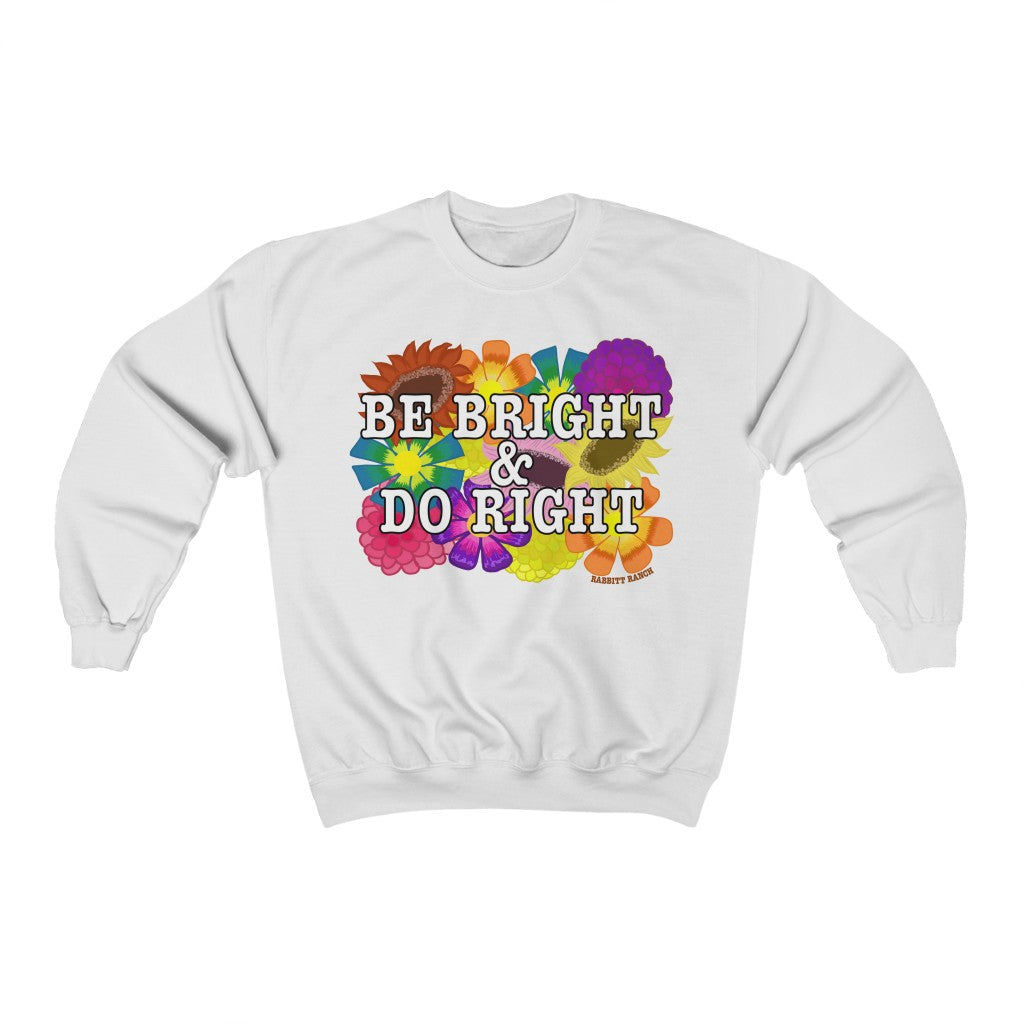 BE BRIGHT DO RIGHT Unisex Heavy Blend™ Crewneck Sweatshirt
