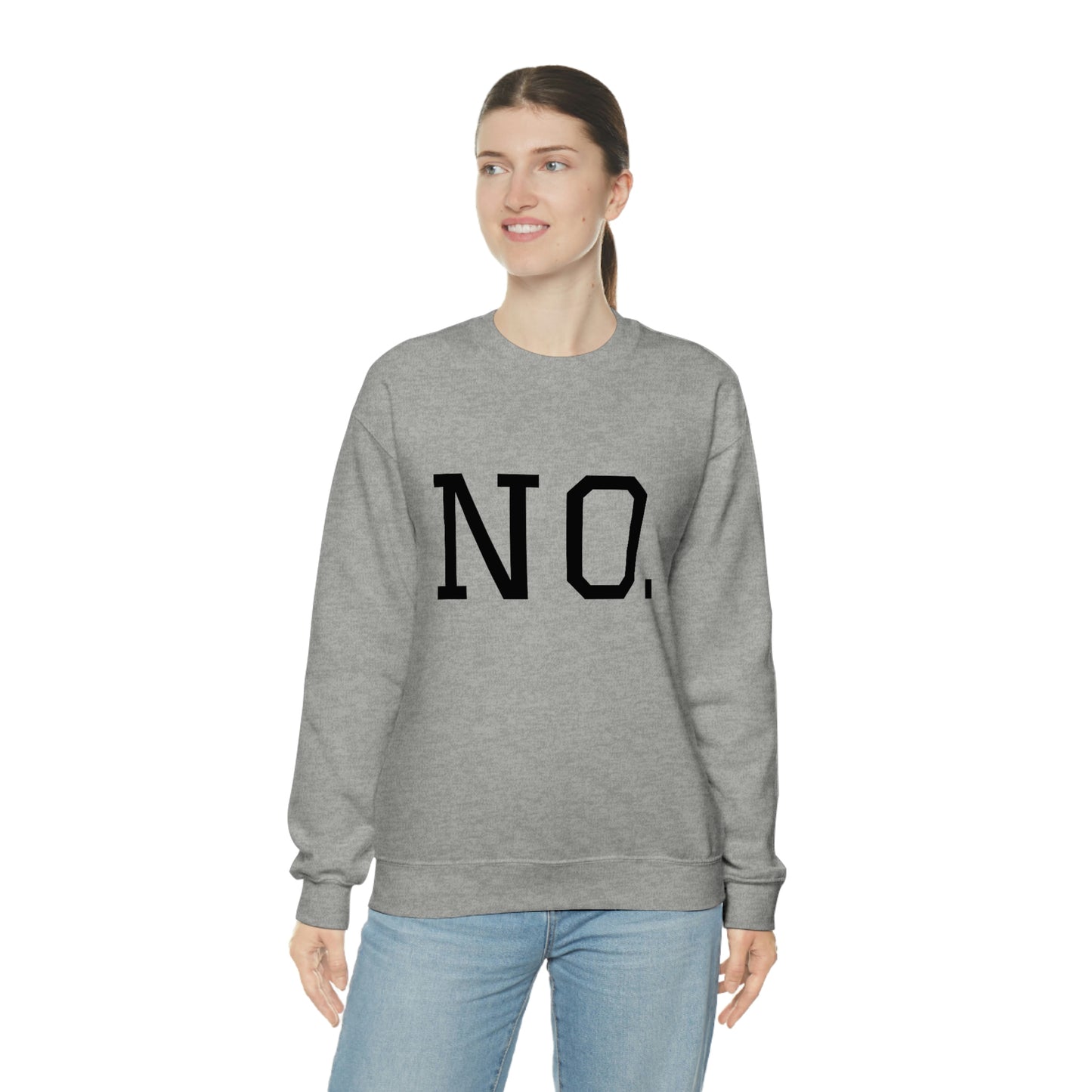 "NO" Unisex Heavy Blend™ Crewneck Sweatshirt