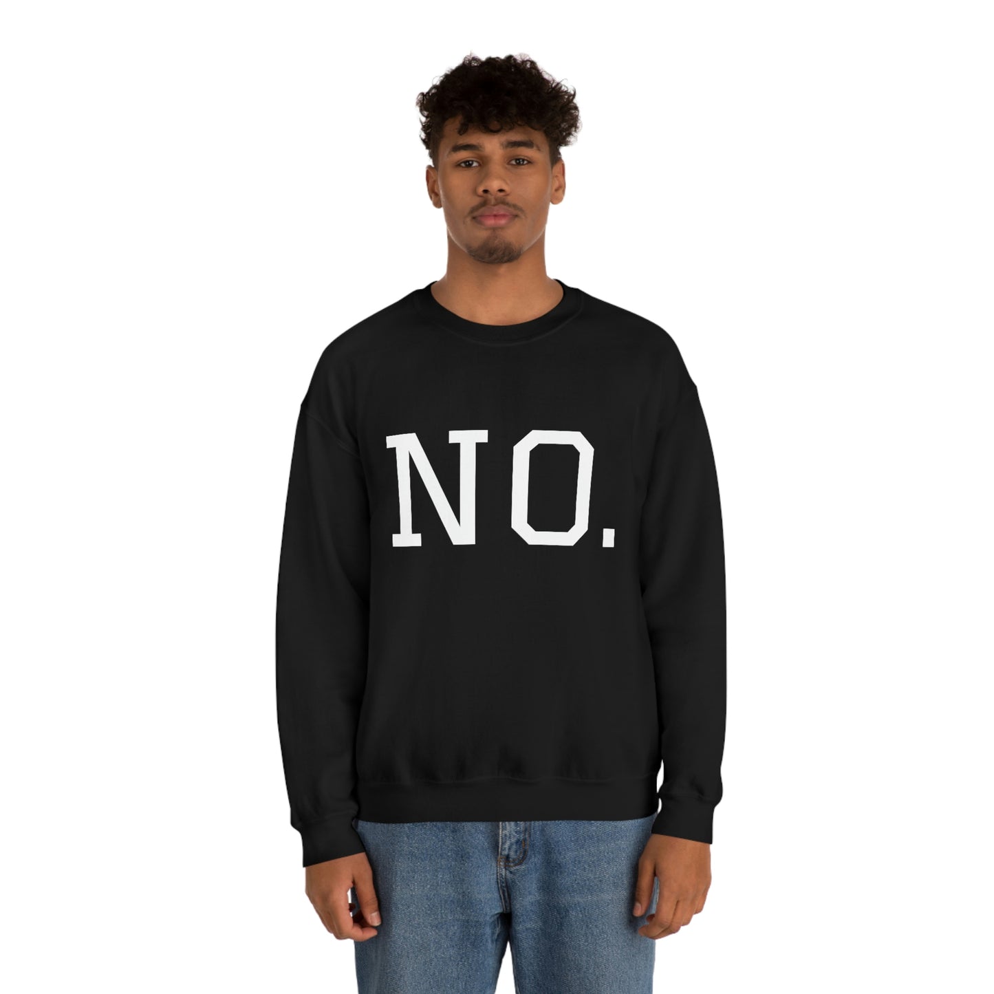 "NO" Unisex Heavy Blend™ Crewneck Sweatshirt