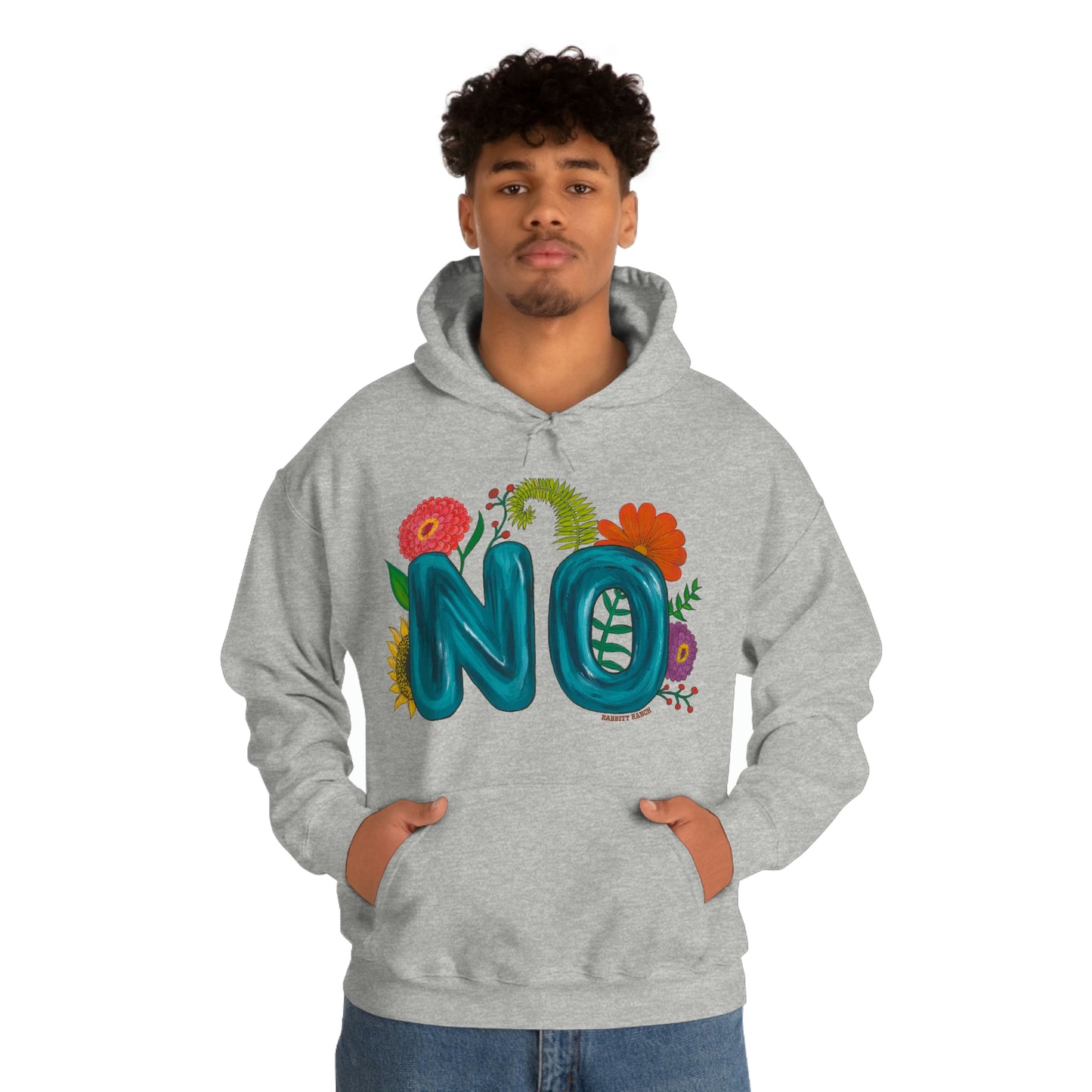 "NO" Unisex Heavy Blend™ Hooded Sweatshirt