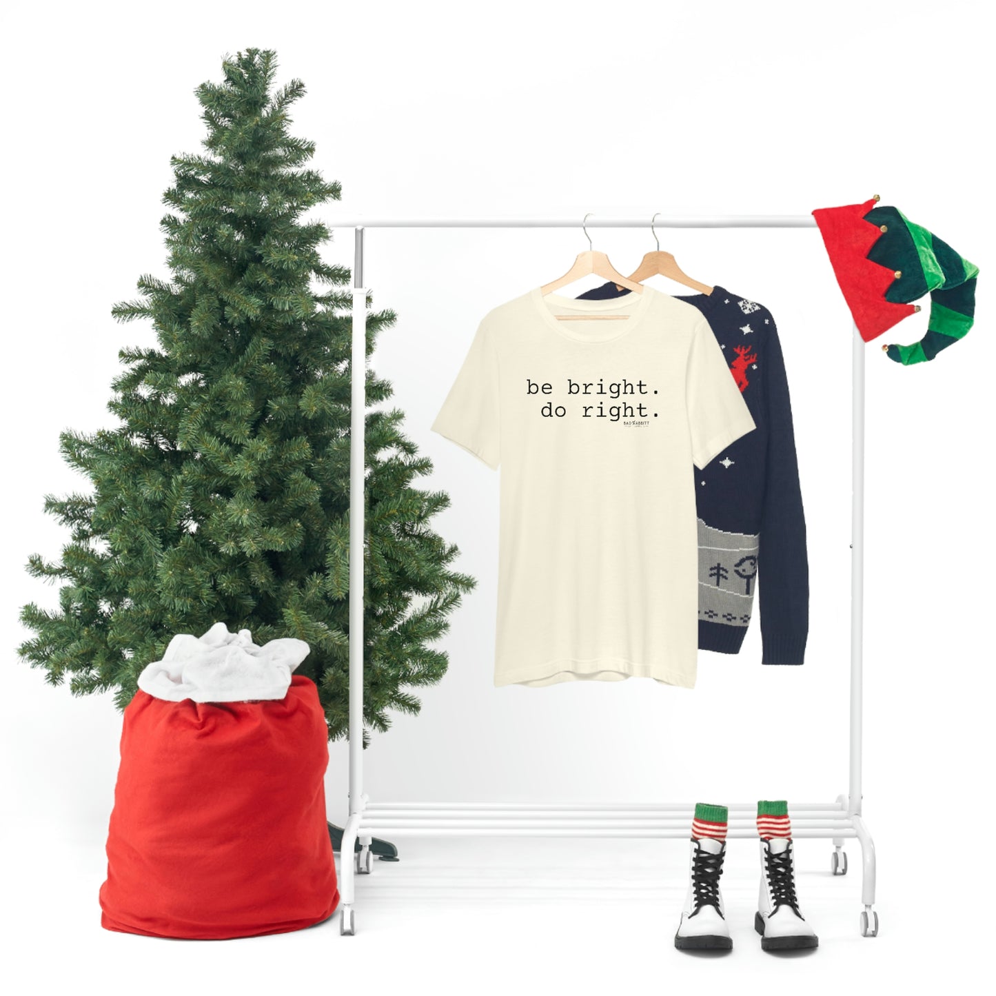 Be Bright Do Right Basic Unisex Jersey Short Sleeve Tee