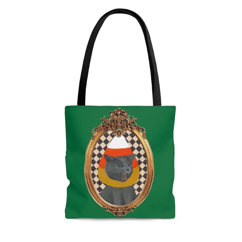 Framed Candy Corn Toni AOP Tote Bag