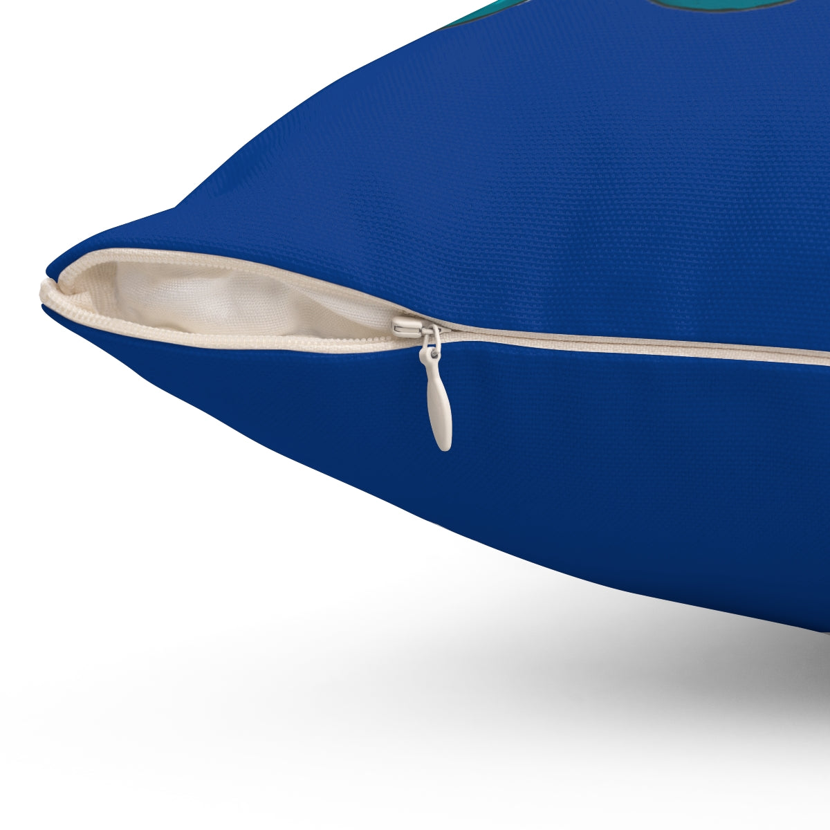 "NO" Spun Polyester Square Pillow