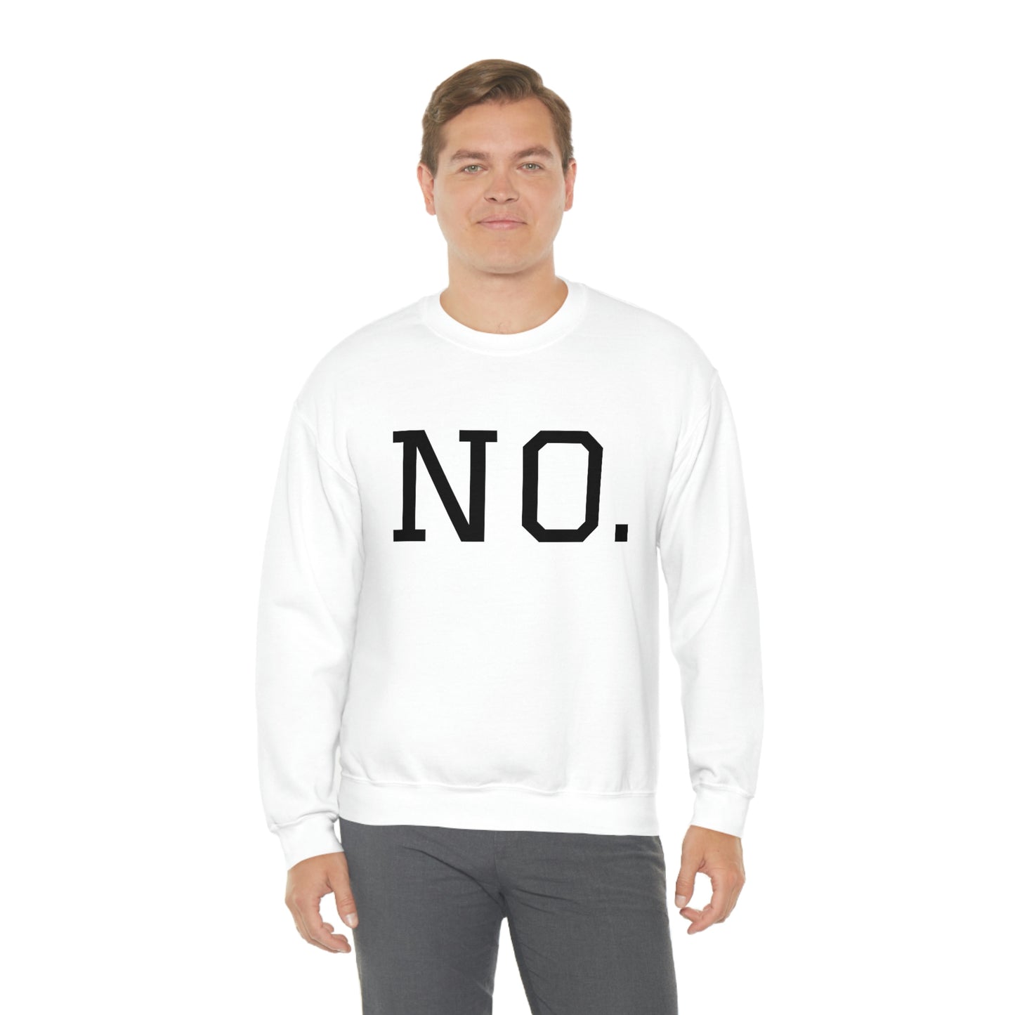 "NO" Unisex Heavy Blend™ Crewneck Sweatshirt