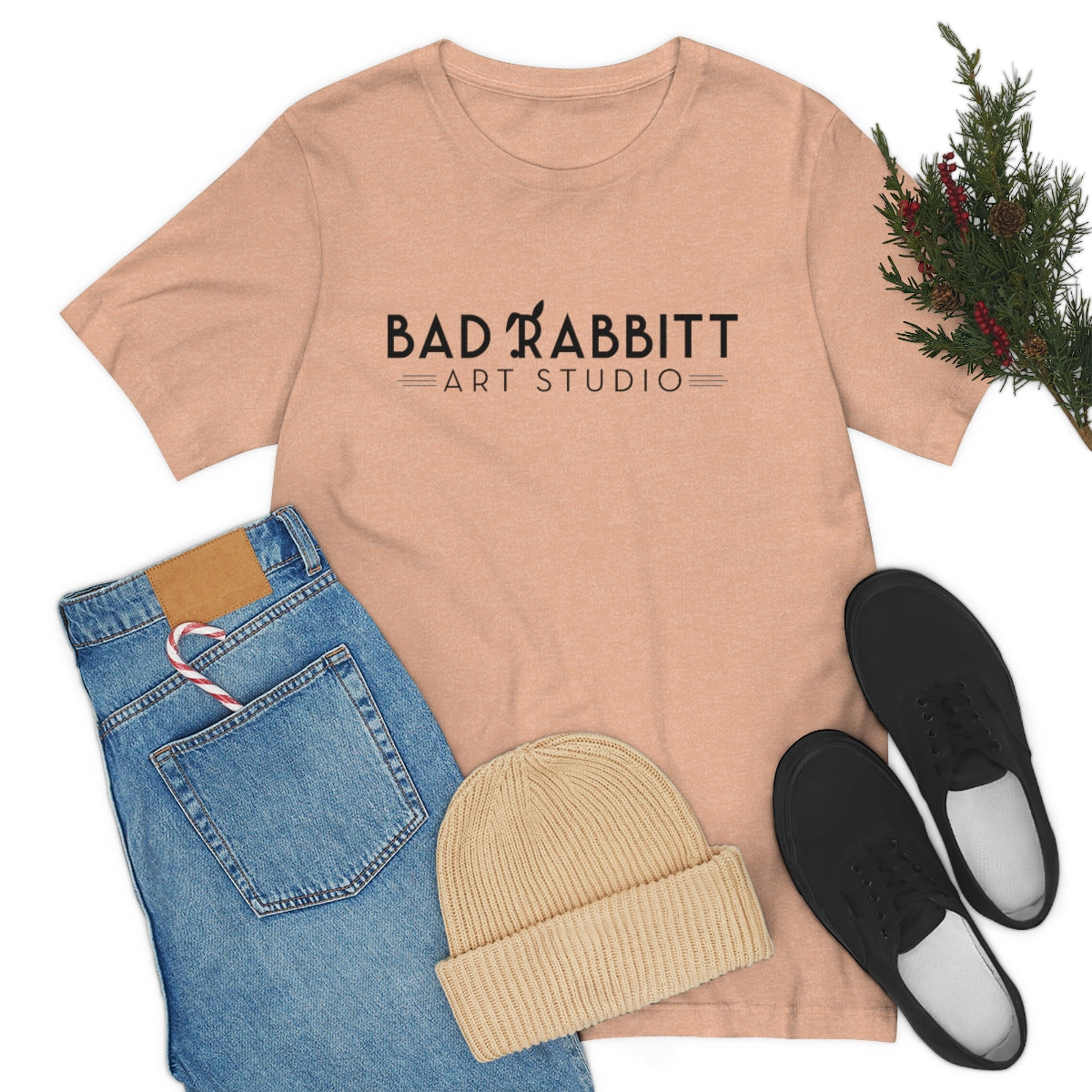 Bad Rabbitt Art Studio Unisex Jersey Short Sleeve Tee