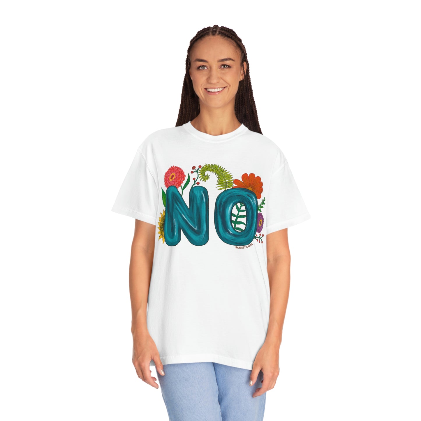 'NO" COMFORT COLORS Unisex Garment-Dyed T-shirt