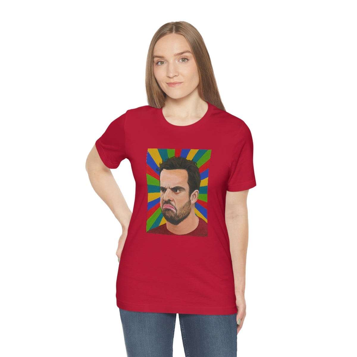 Turtle Face Nick Unisex Jersey Short Sleeve Tee