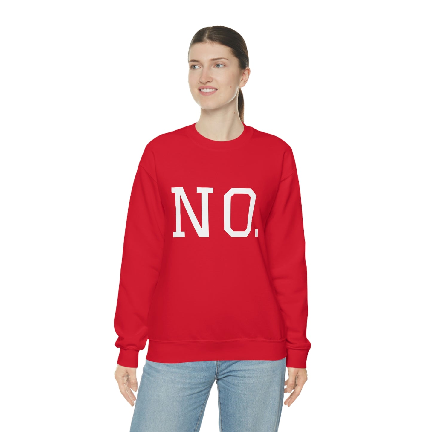 "NO" Unisex Heavy Blend™ Crewneck Sweatshirt