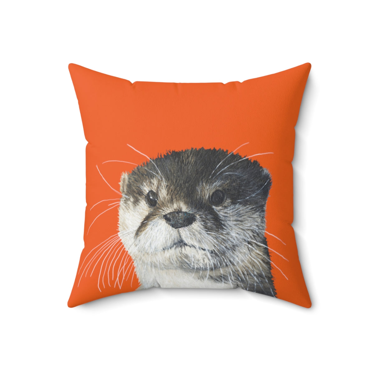 Otter Spun Polyester Square Pillow