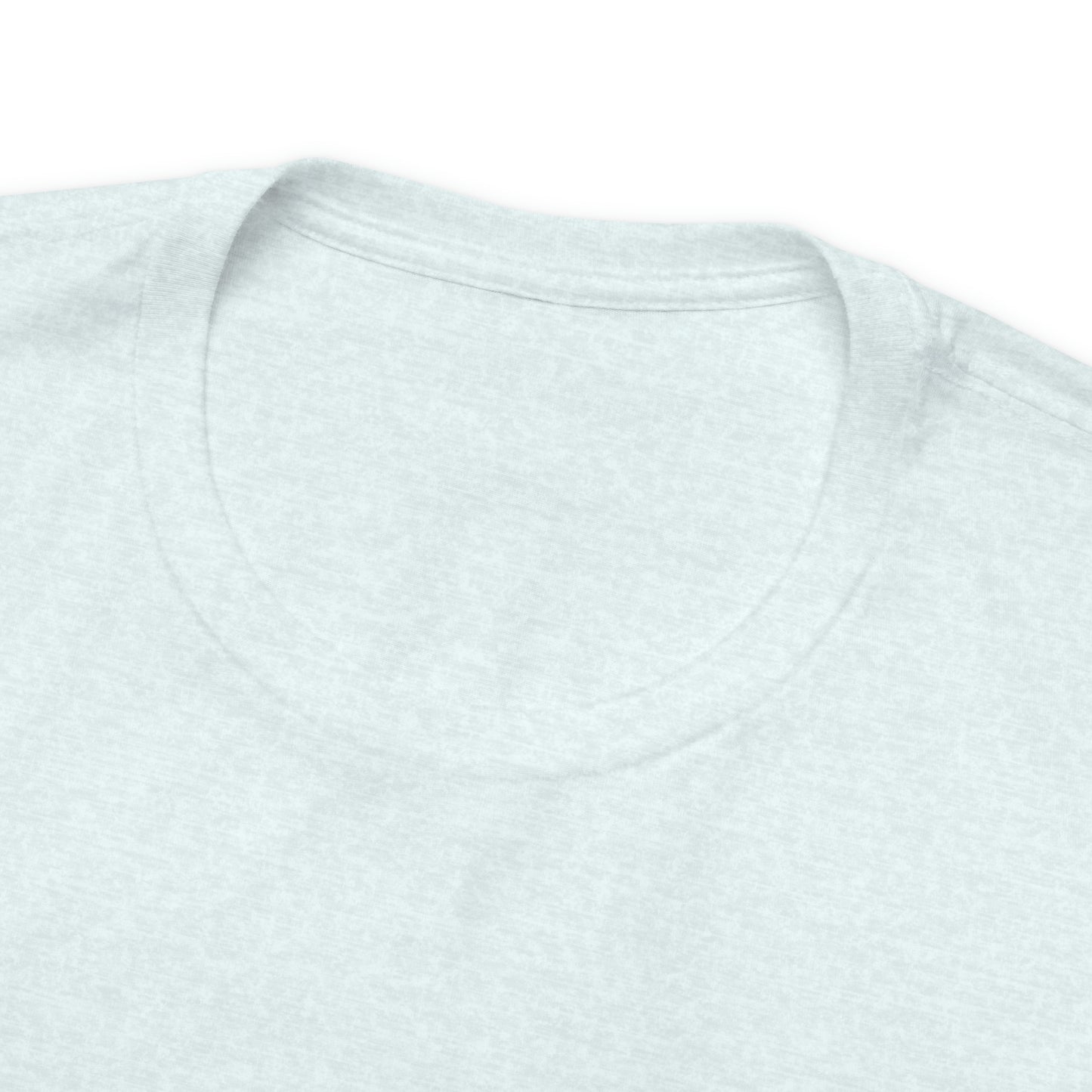 be bright do right with Bad Rabbitt Art Studio logo on back - Unisex Jersey Short Sleeve Tee