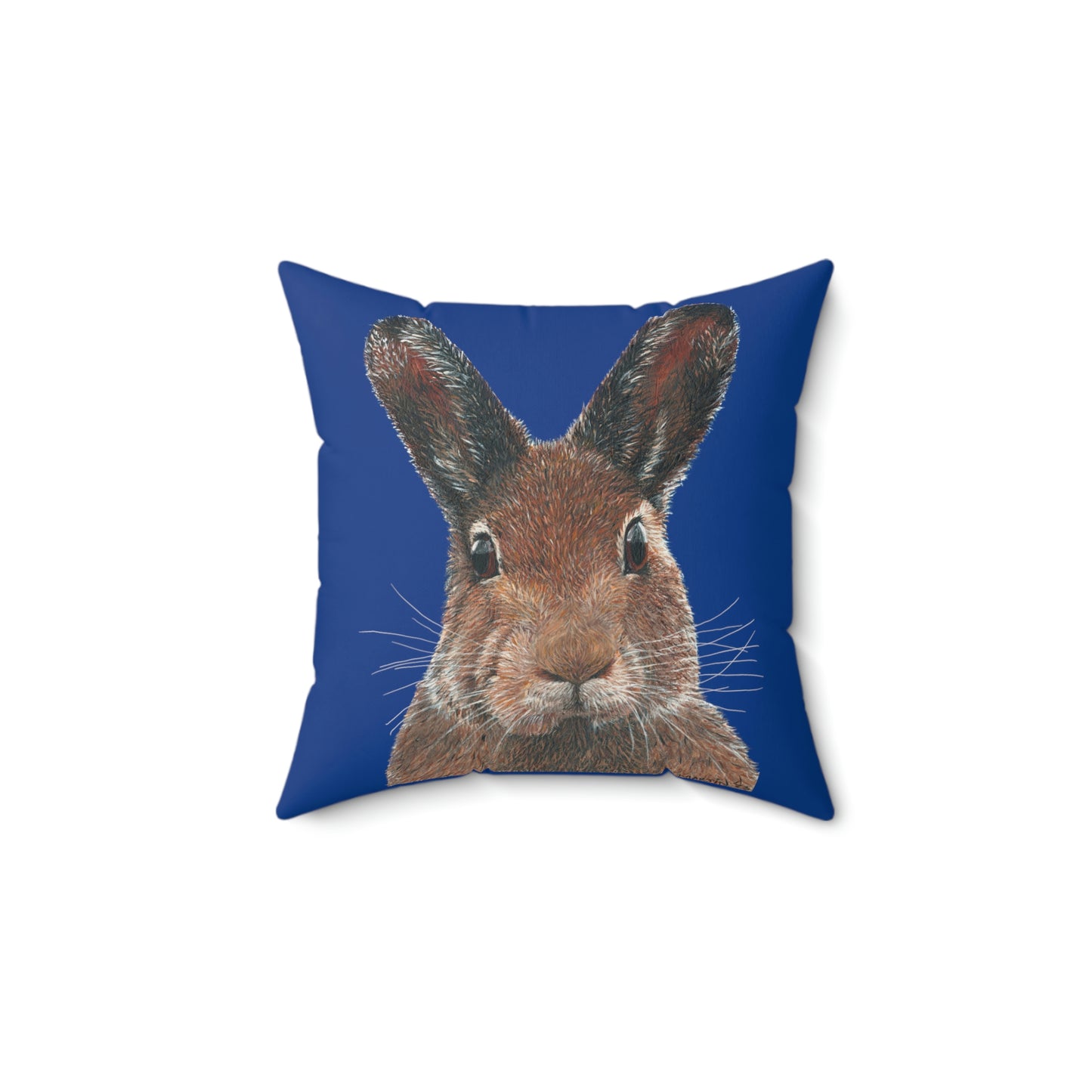Carl the Rabbit Spun Polyester Square Pillow