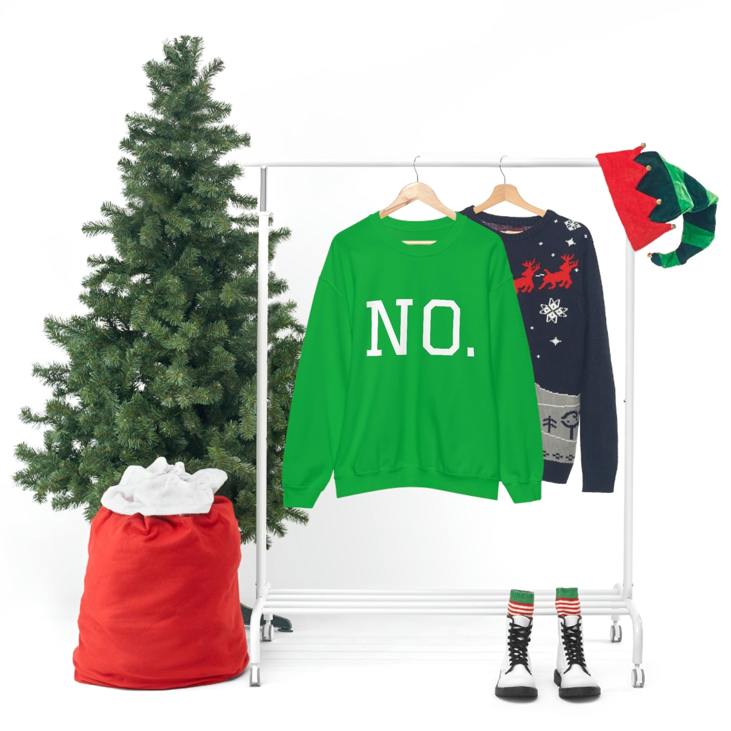 "NO" Unisex Heavy Blend™ Crewneck Sweatshirt