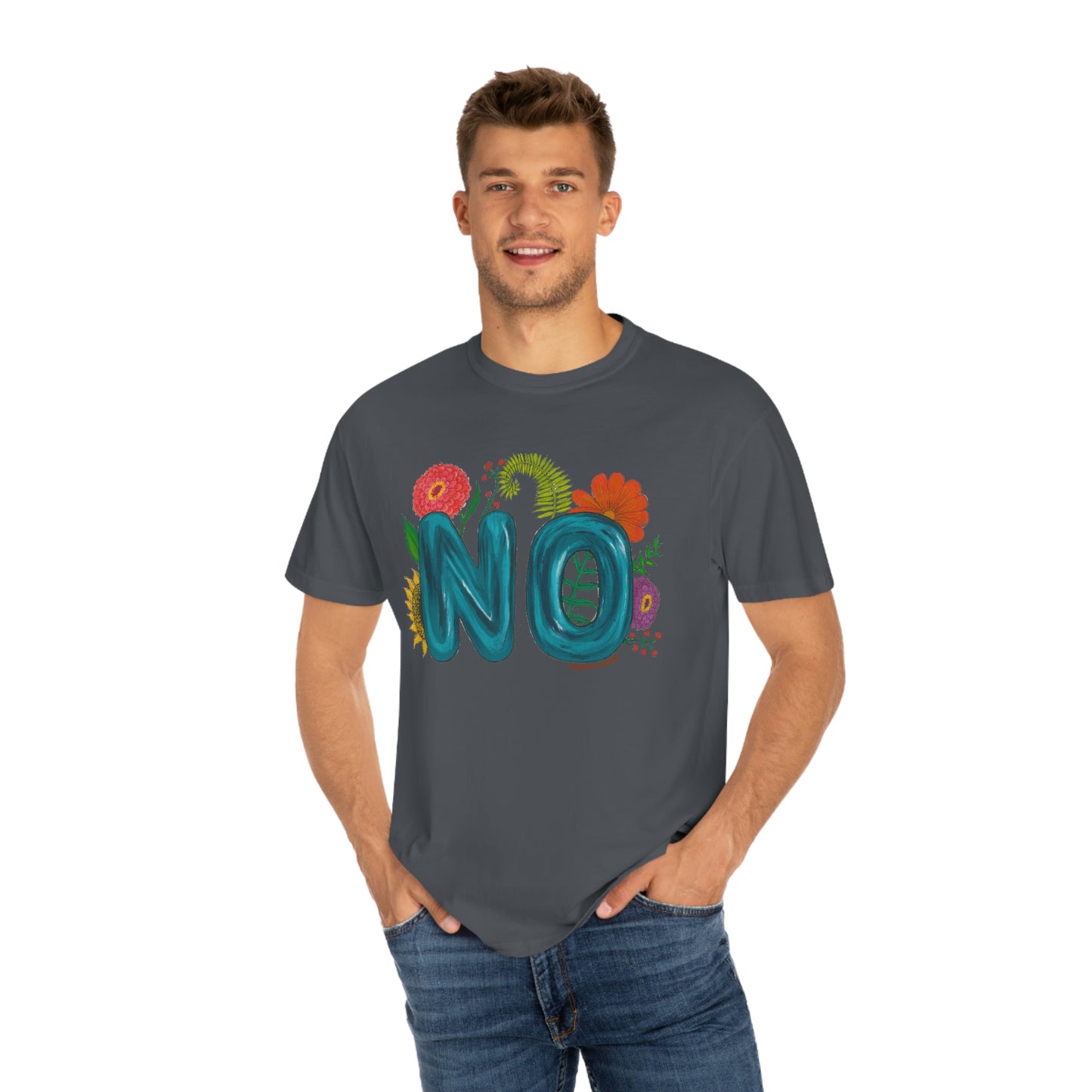 'NO" COMFORT COLORS Unisex Garment-Dyed T-shirt