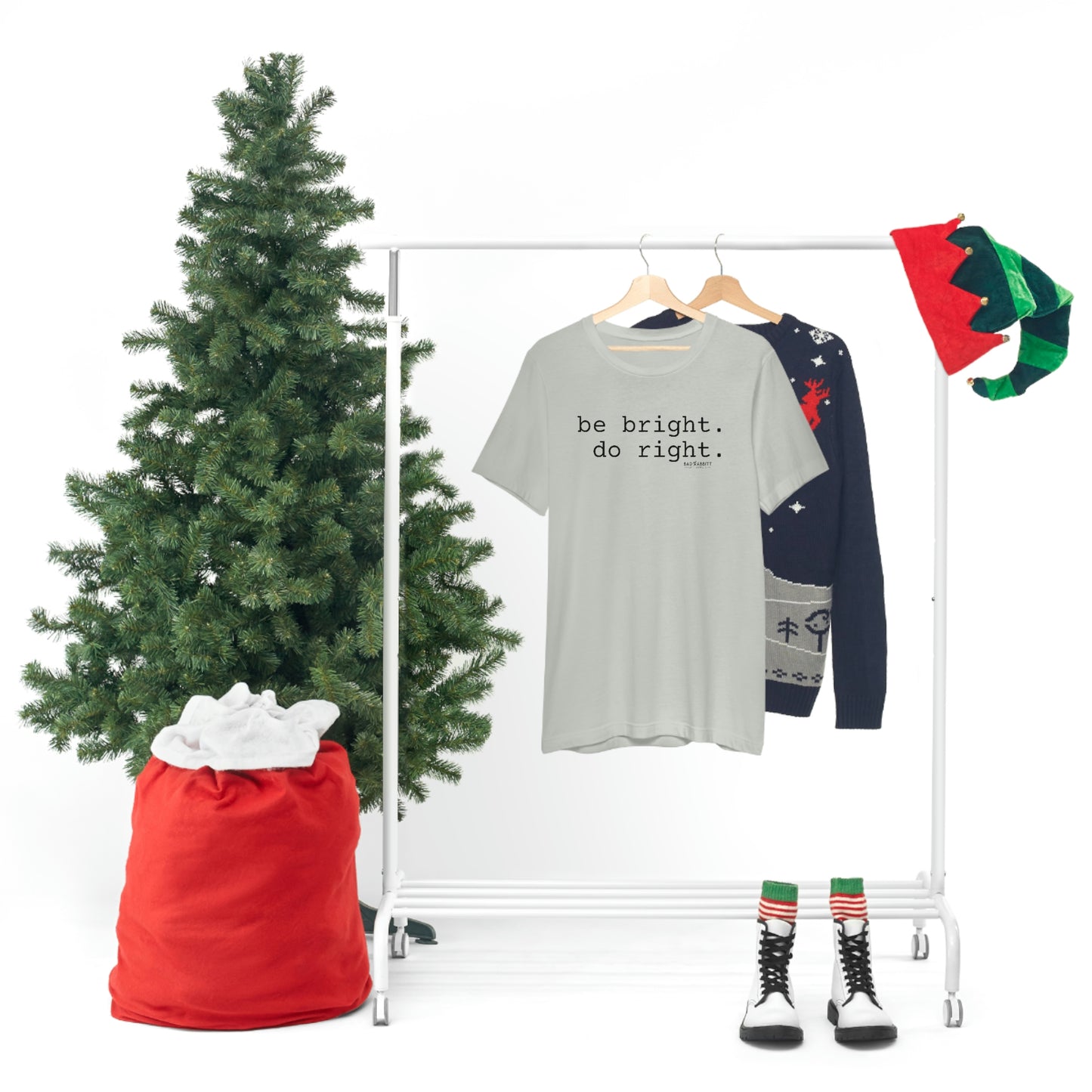 Be Bright Do Right Basic Unisex Jersey Short Sleeve Tee