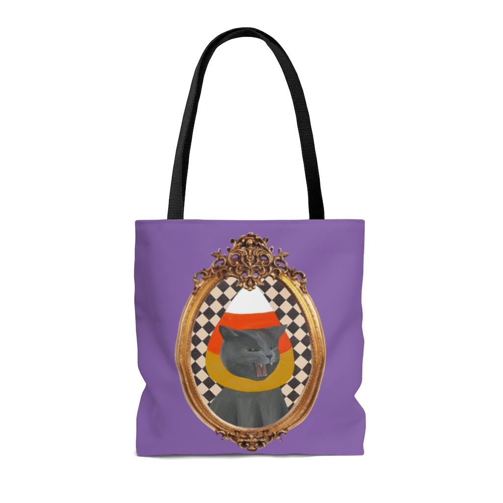 Framed Candy Corn Toni AOP Tote Bag