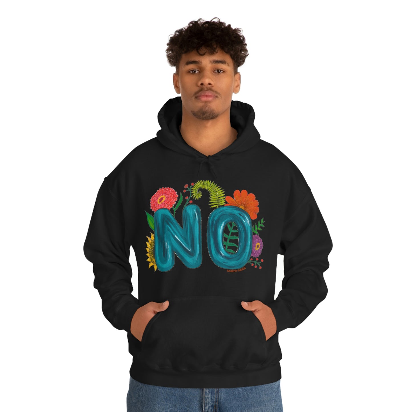 "NO" Unisex Heavy Blend™ Hooded Sweatshirt
