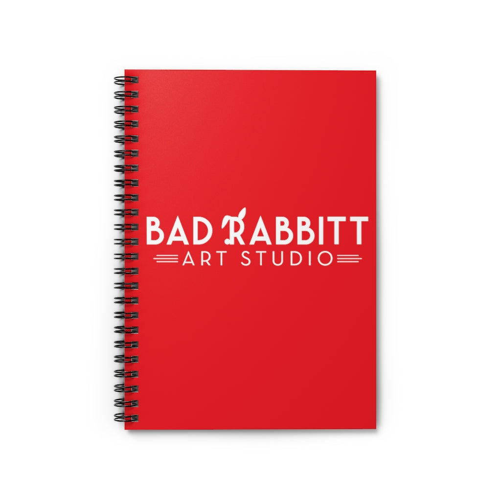 Bad Rabbitt Art Studio Spiral Notebook - Ruled Line