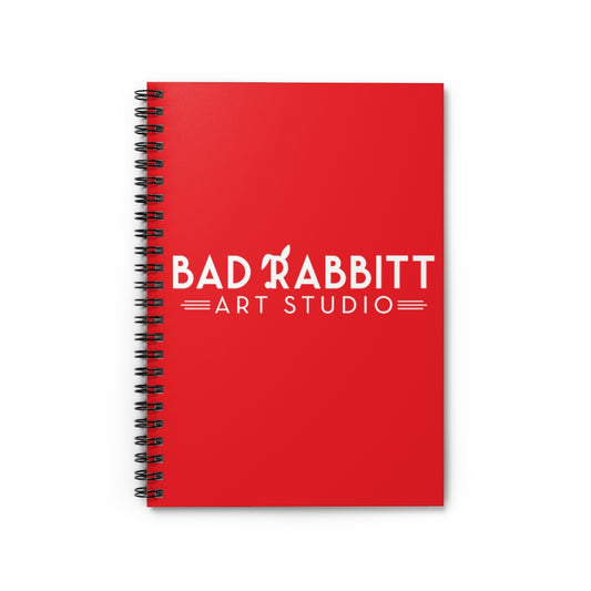 Bad Rabbitt Art Studio Spiral Notebook - Ruled Line