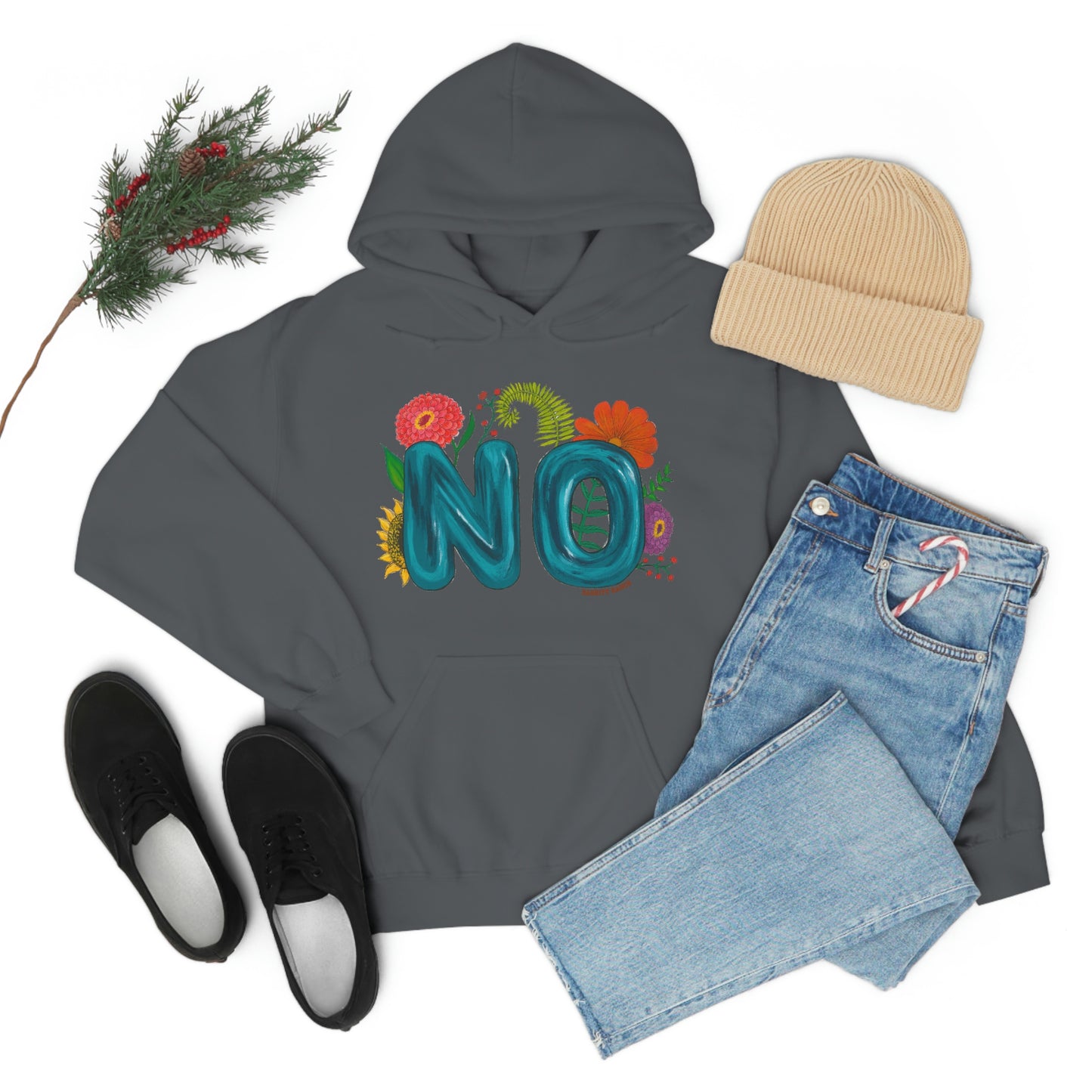 "NO" Unisex Heavy Blend™ Hooded Sweatshirt