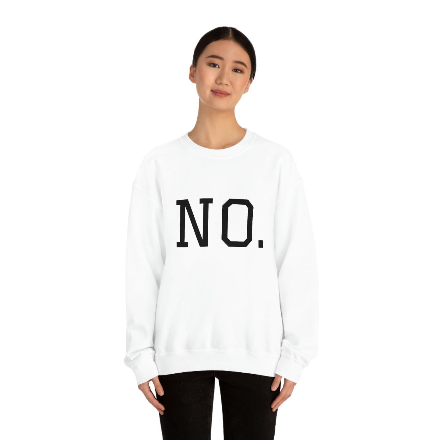 "NO" Unisex Heavy Blend™ Crewneck Sweatshirt