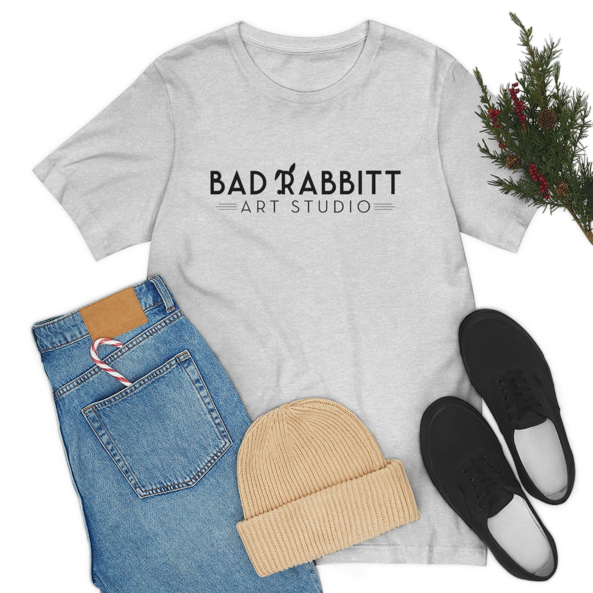 Bad Rabbitt Art Studio Unisex Jersey Short Sleeve Tee