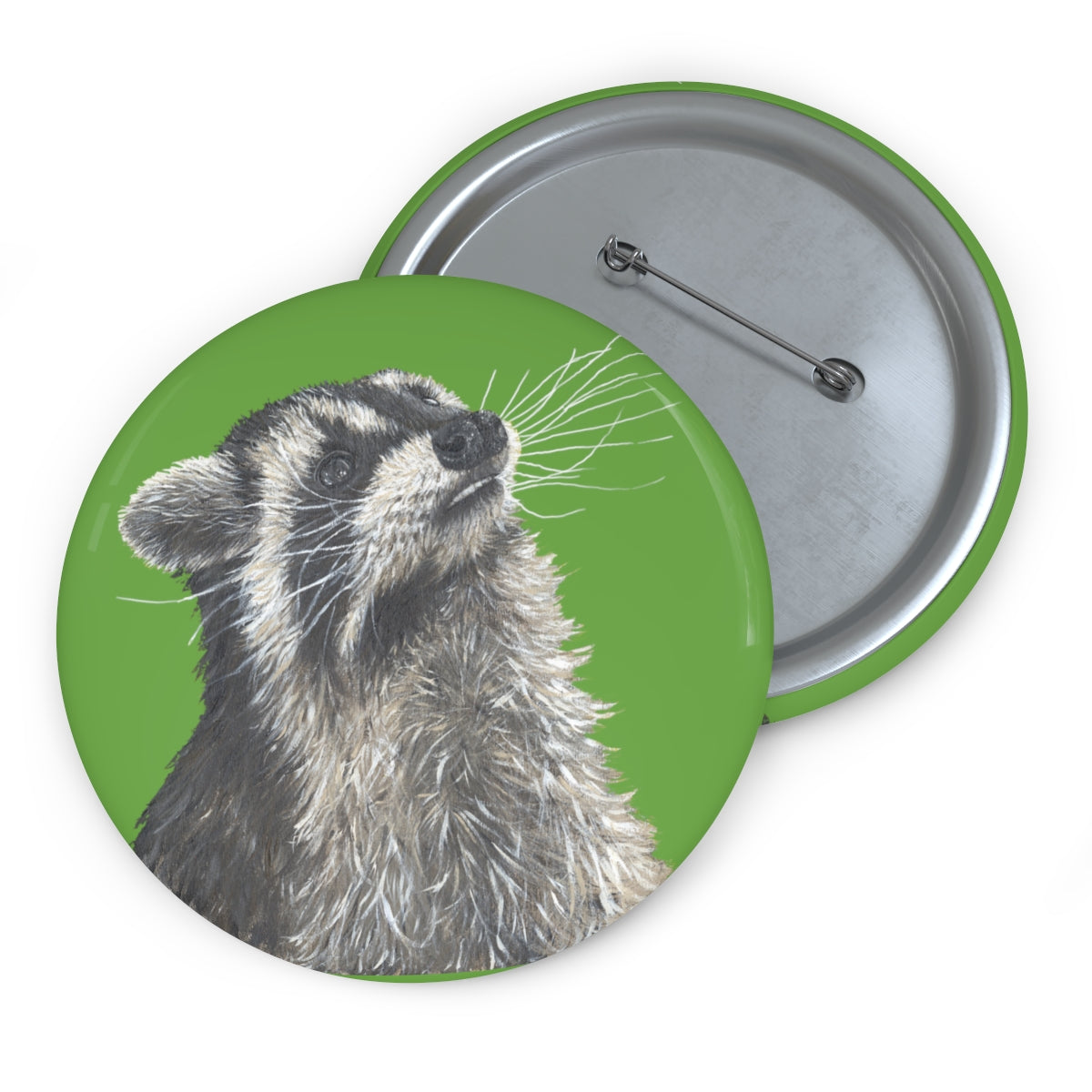 Raccoon Custom Pin Buttons