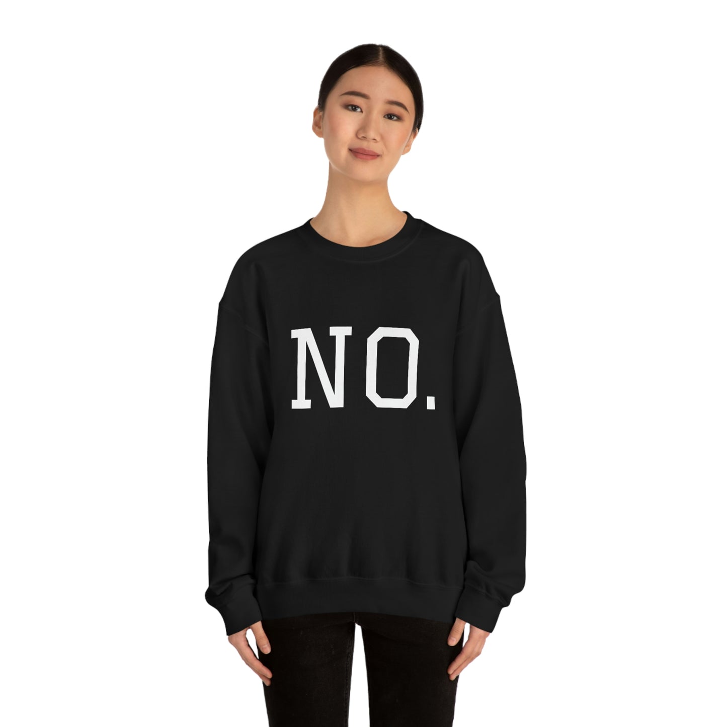 "NO" Unisex Heavy Blend™ Crewneck Sweatshirt