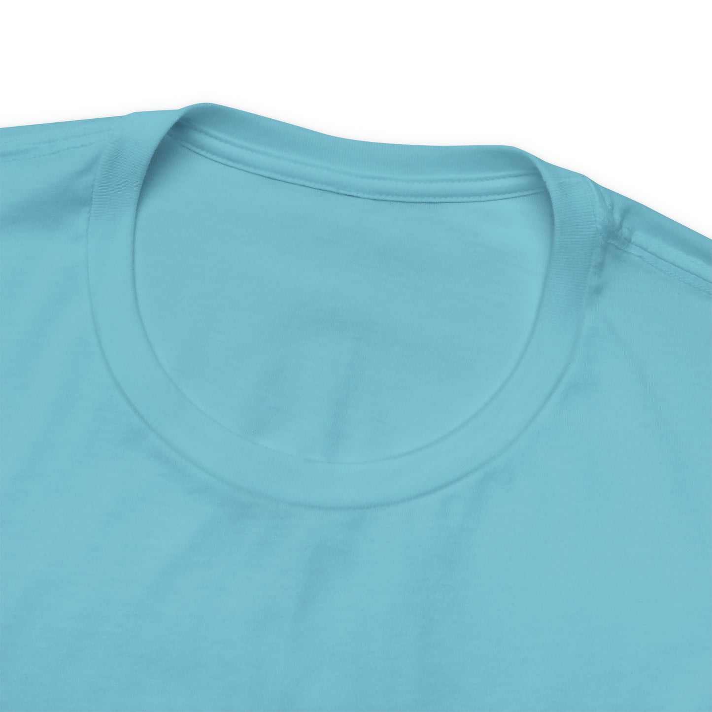 be bright do right with Bad Rabbitt Art Studio logo on back - Unisex Jersey Short Sleeve Tee