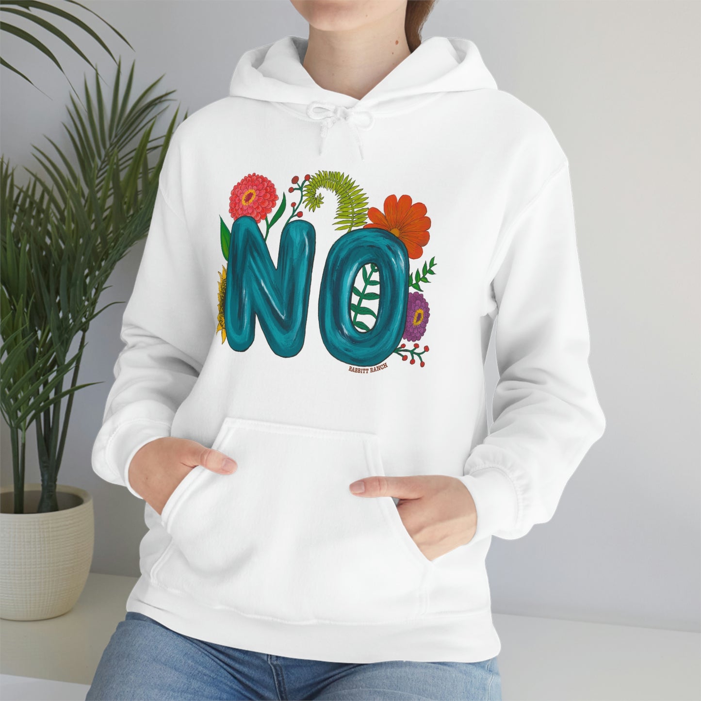 "NO" Unisex Heavy Blend™ Hooded Sweatshirt