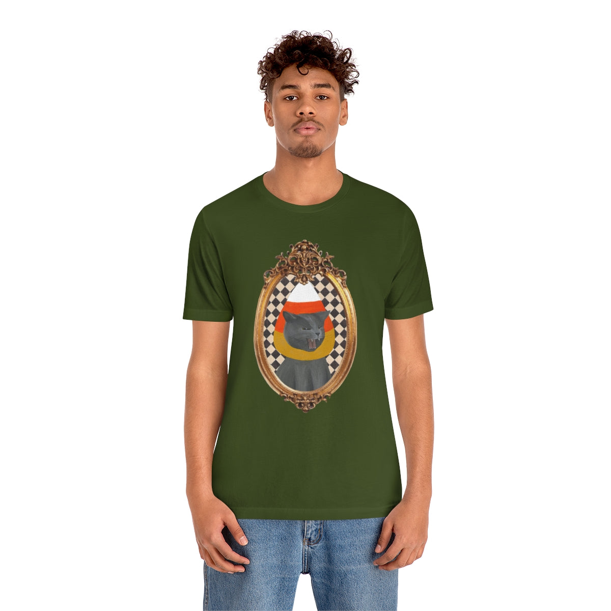 Framed Candy Corn Toni Unisex Jersey Short Sleeve Tee