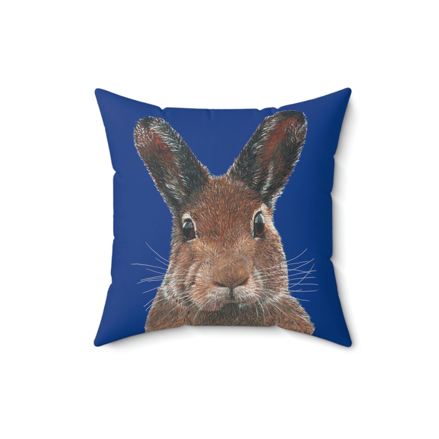 Carl the Rabbit Spun Polyester Square Pillow
