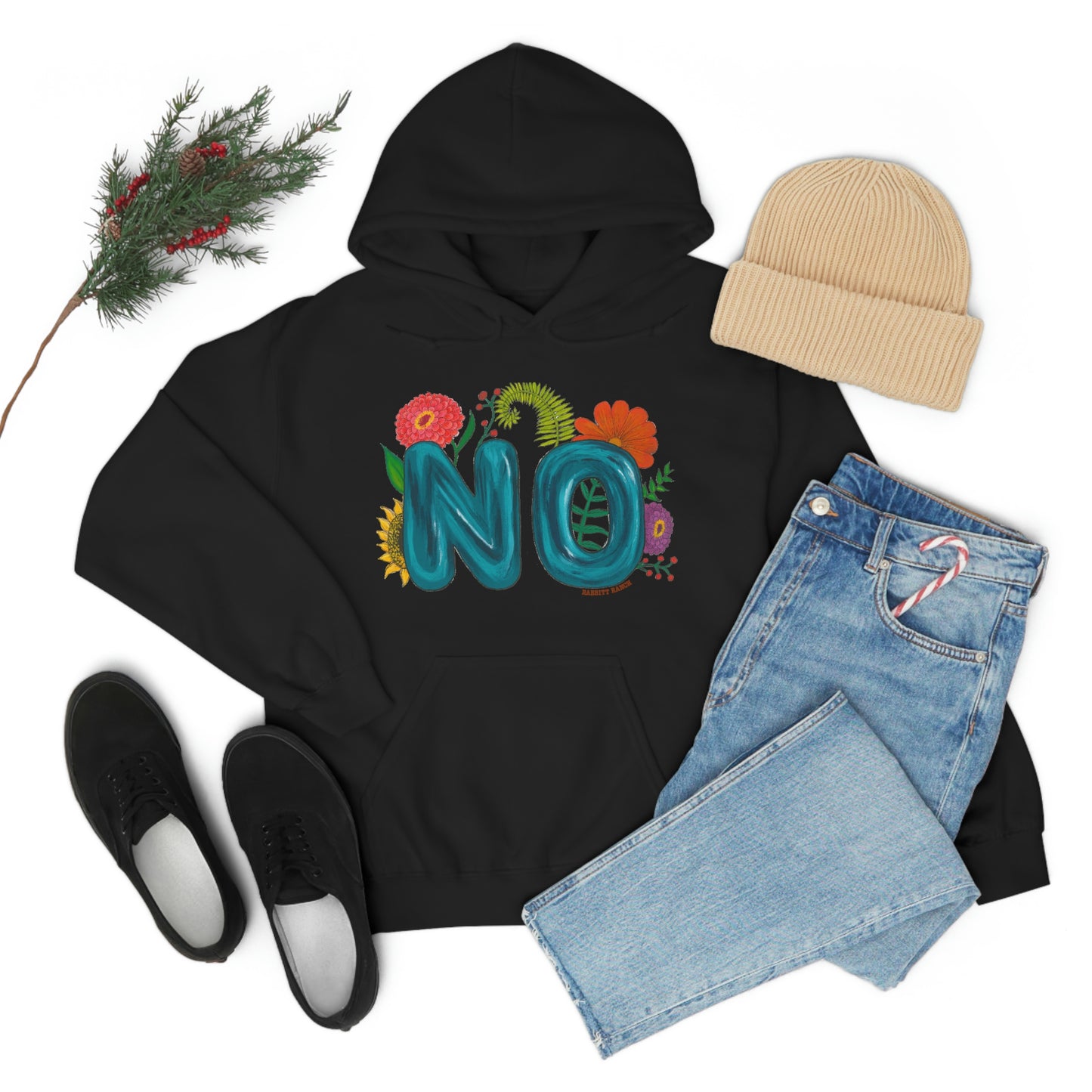 "NO" Unisex Heavy Blend™ Hooded Sweatshirt