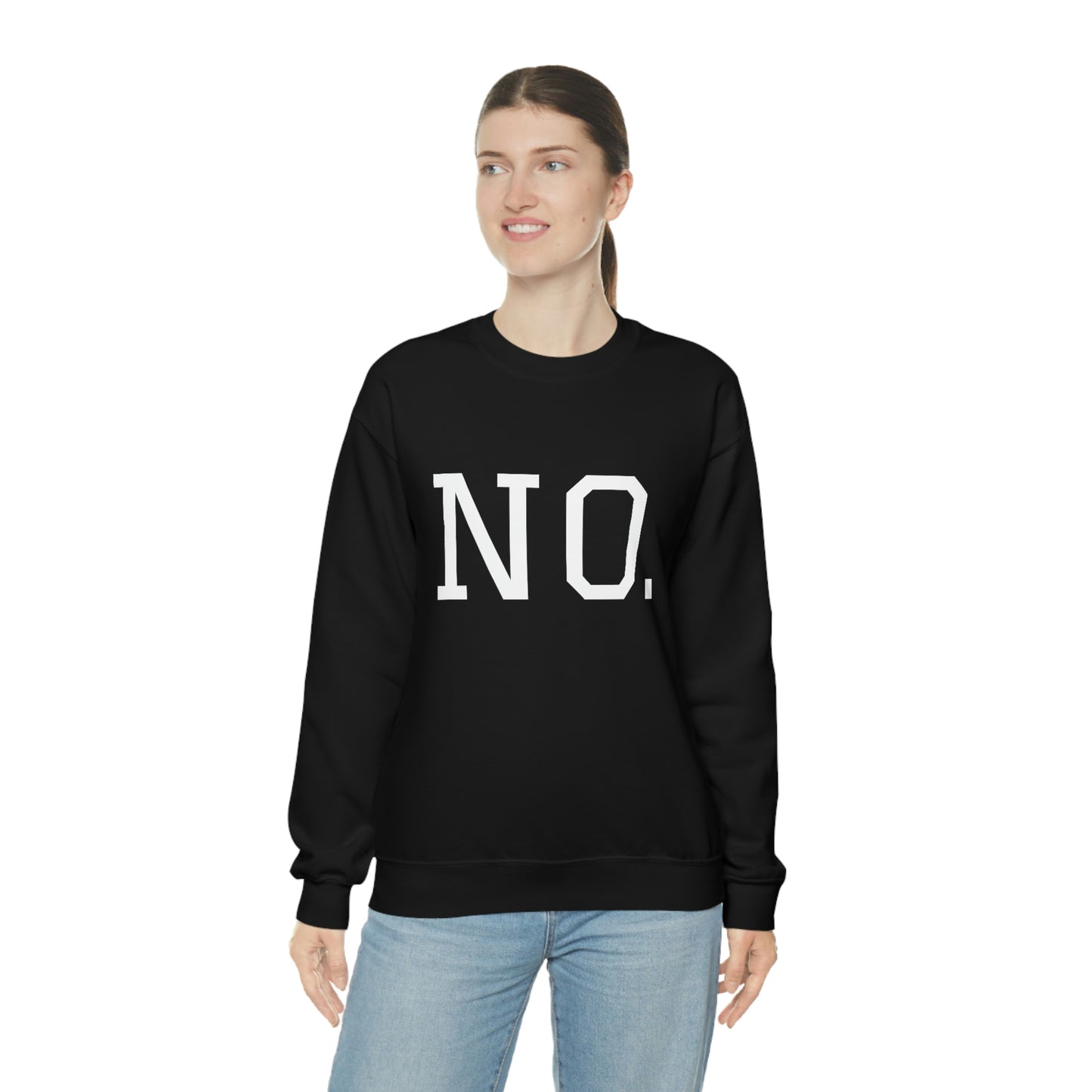 "NO" Unisex Heavy Blend™ Crewneck Sweatshirt
