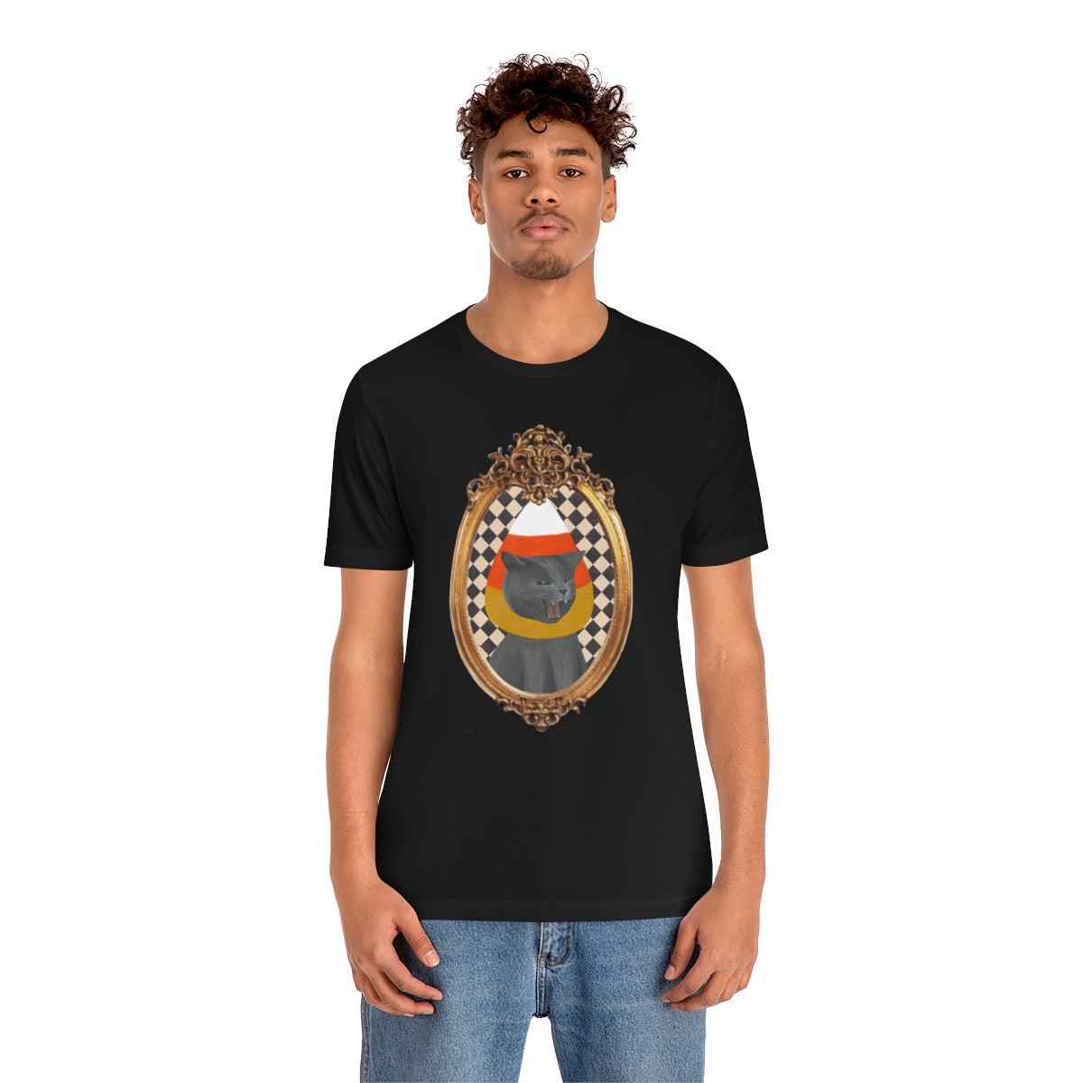 Framed Candy Corn Toni Unisex Jersey Short Sleeve Tee