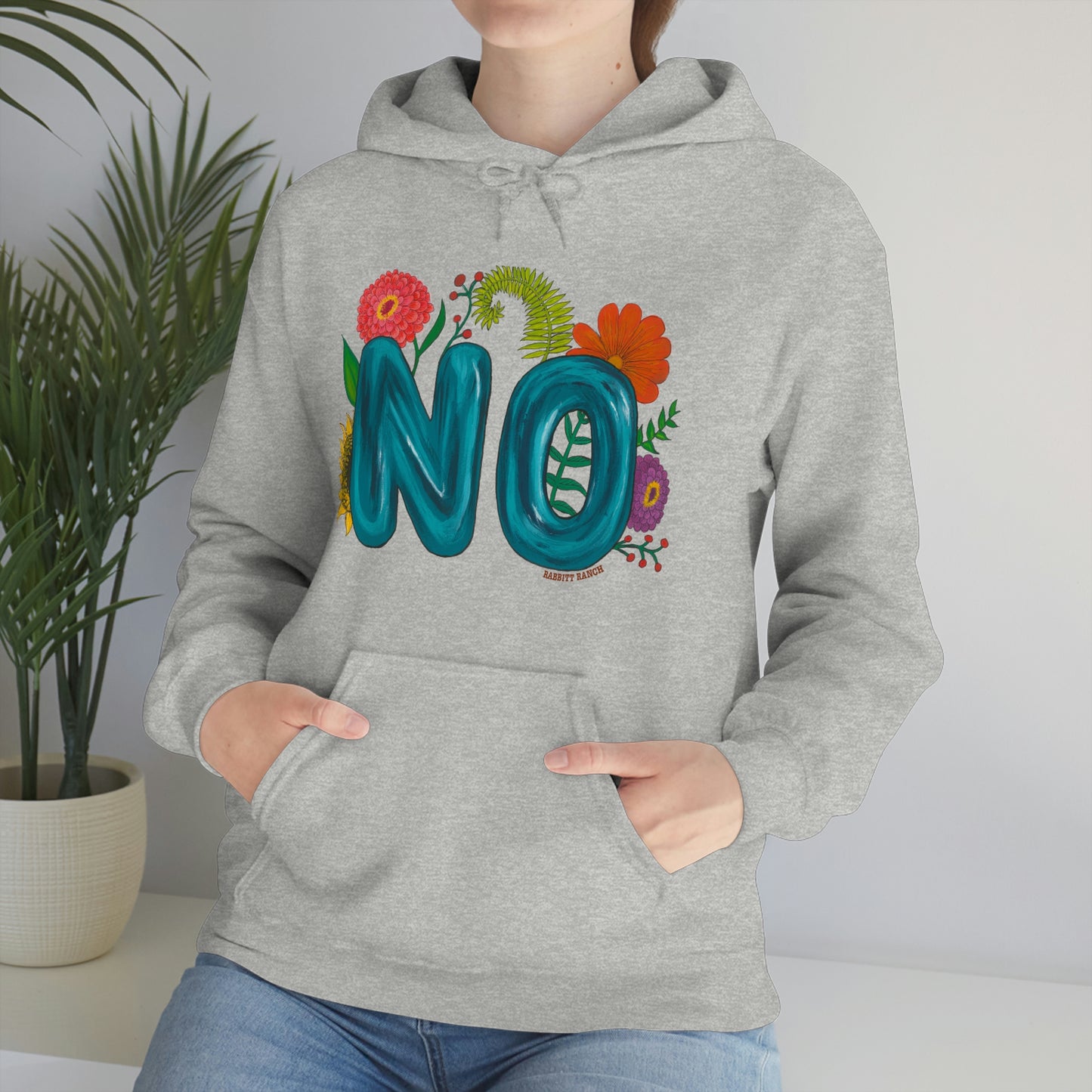 "NO" Unisex Heavy Blend™ Hooded Sweatshirt