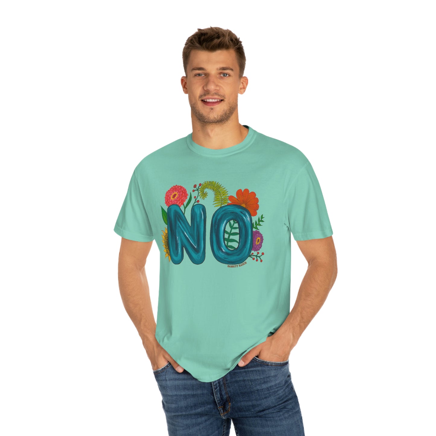 'NO" COMFORT COLORS Unisex Garment-Dyed T-shirt