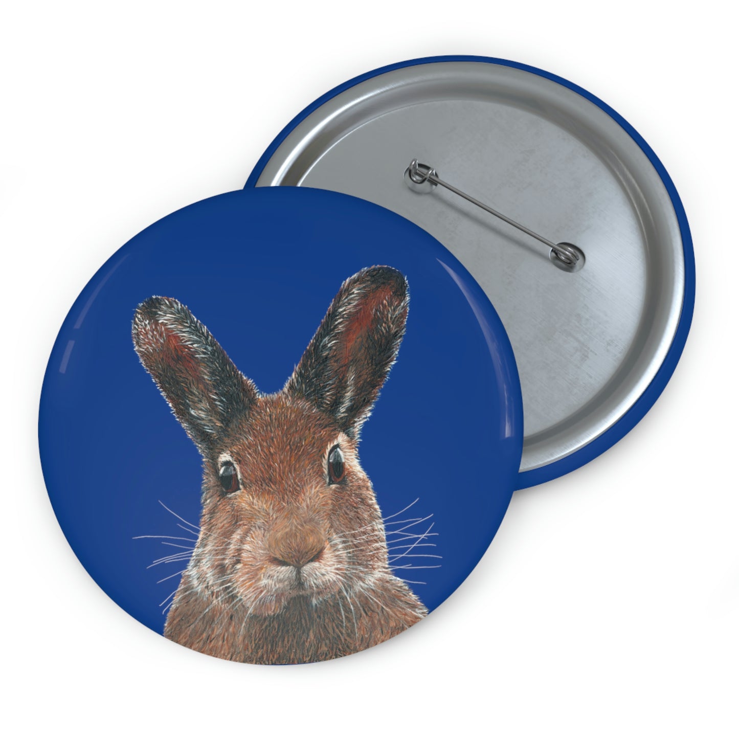 Carl the Rabbit Custom Pin Buttons